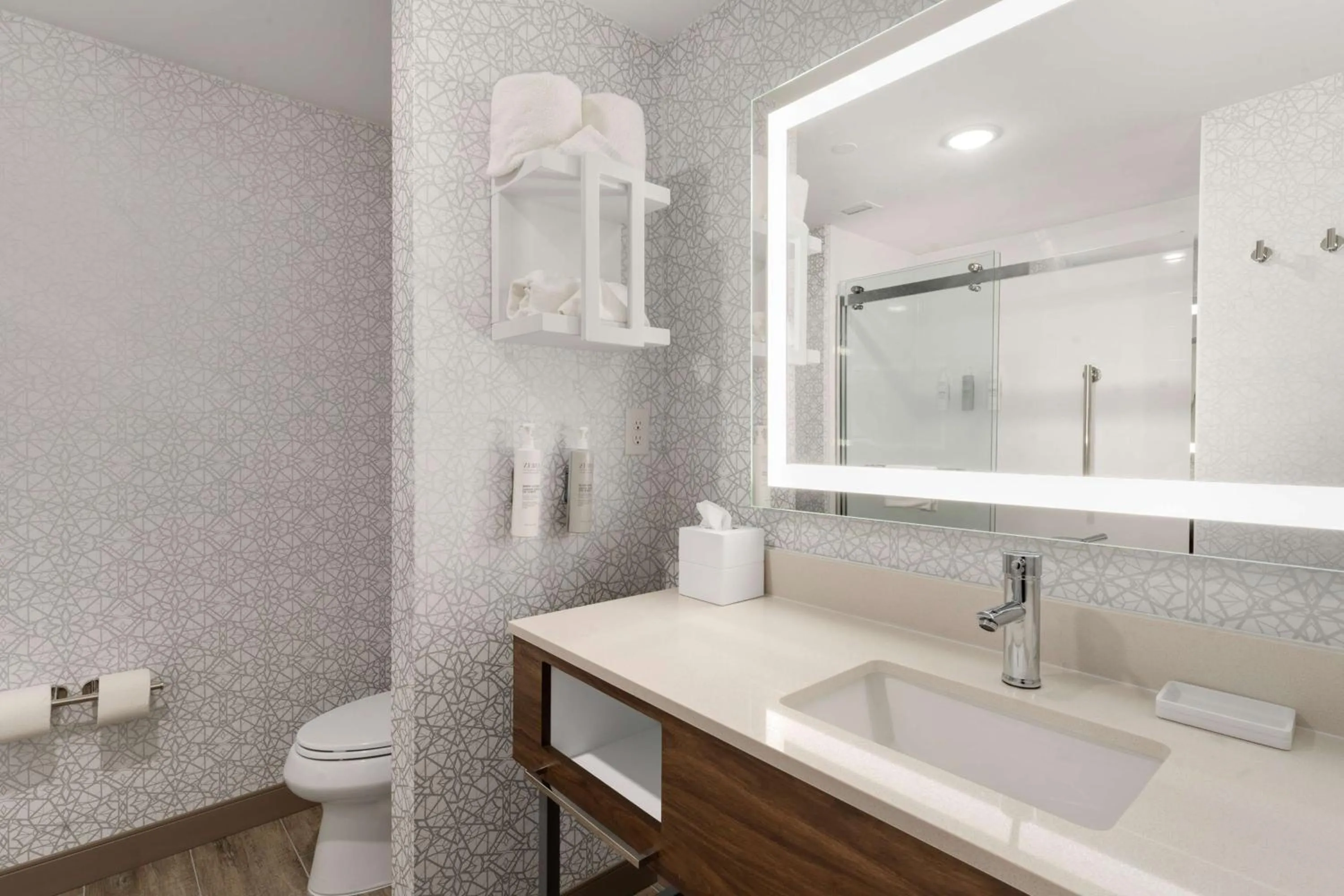 Bathroom in Hampton Inn Milford