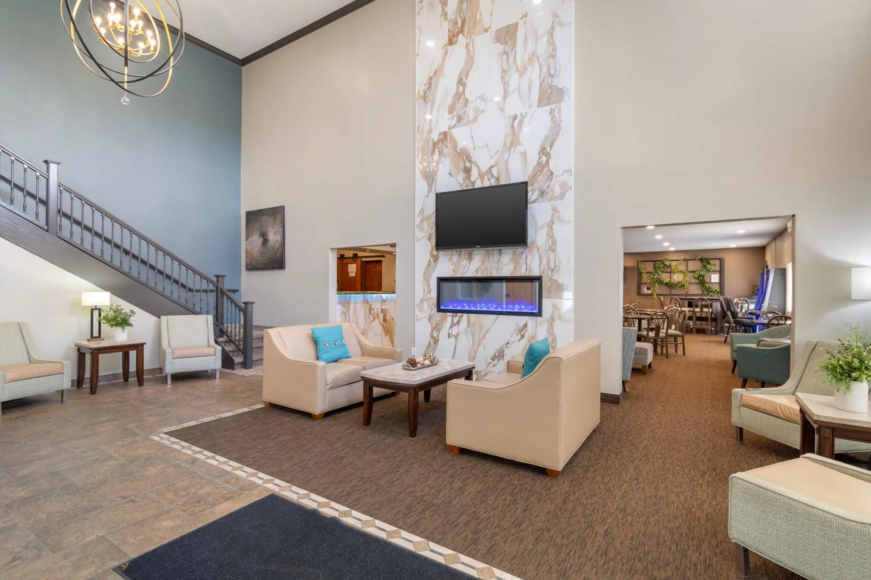 Lobby or reception in EverSpring Suites