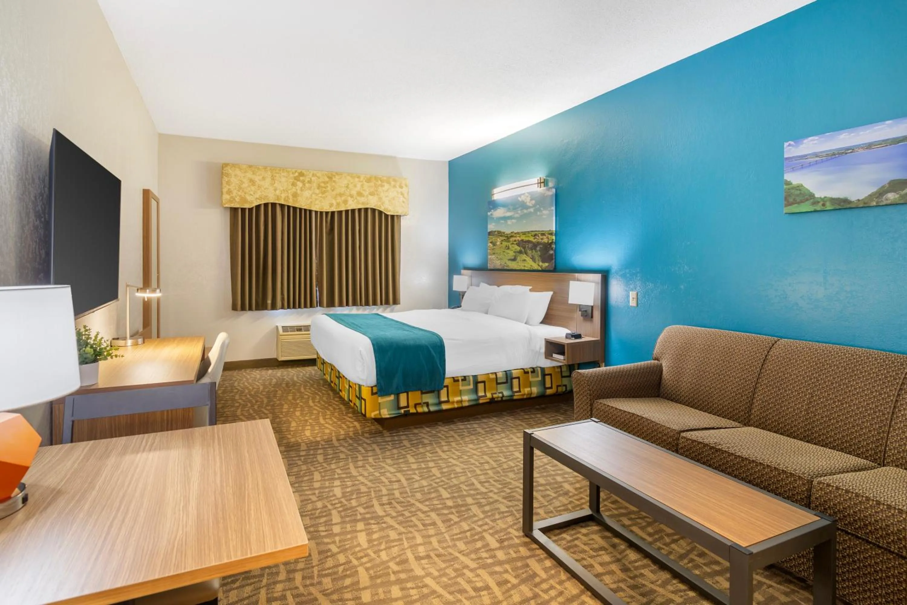 Bed in EverSpring Suites