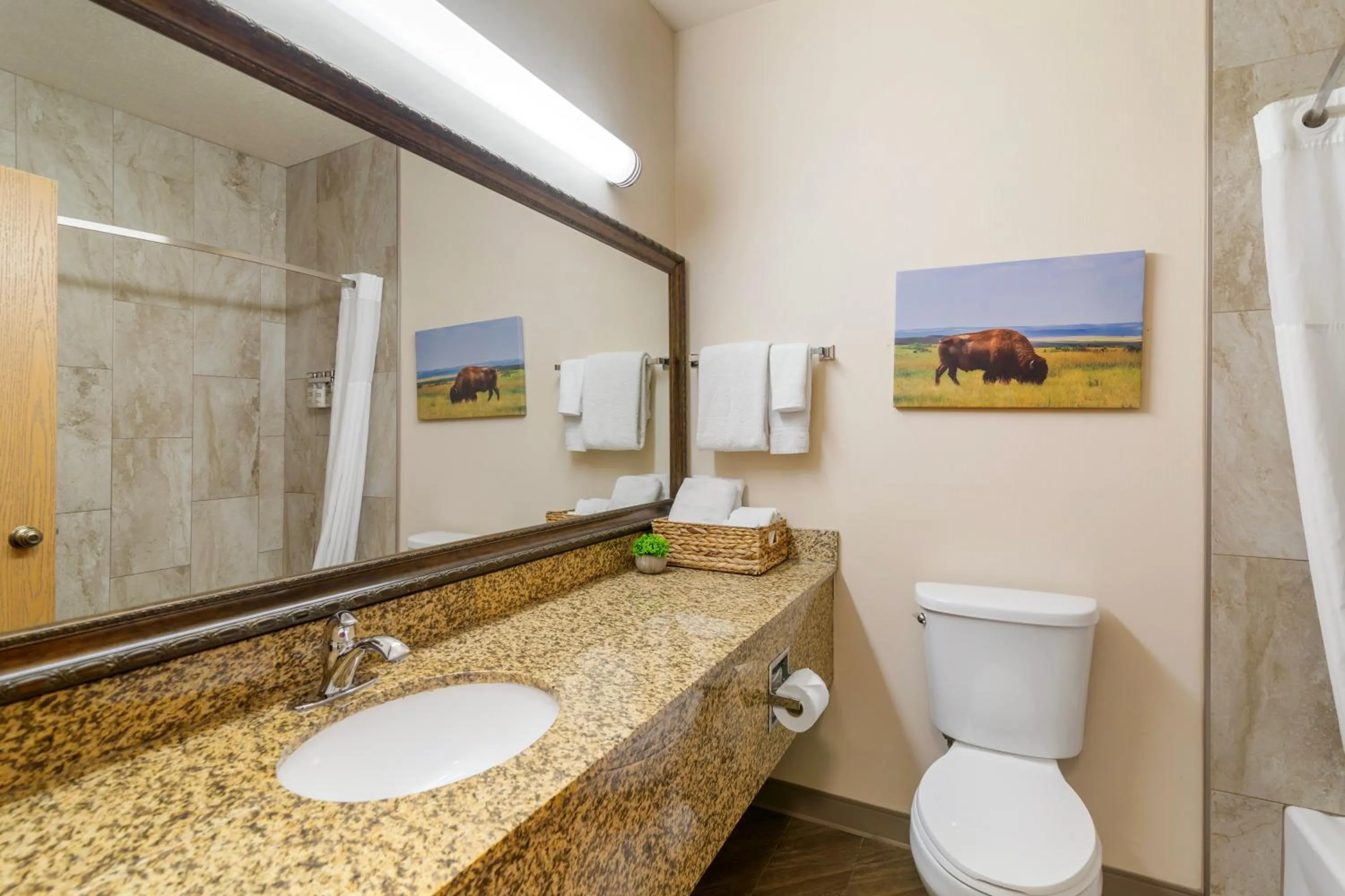 Bathroom in EverSpring Suites