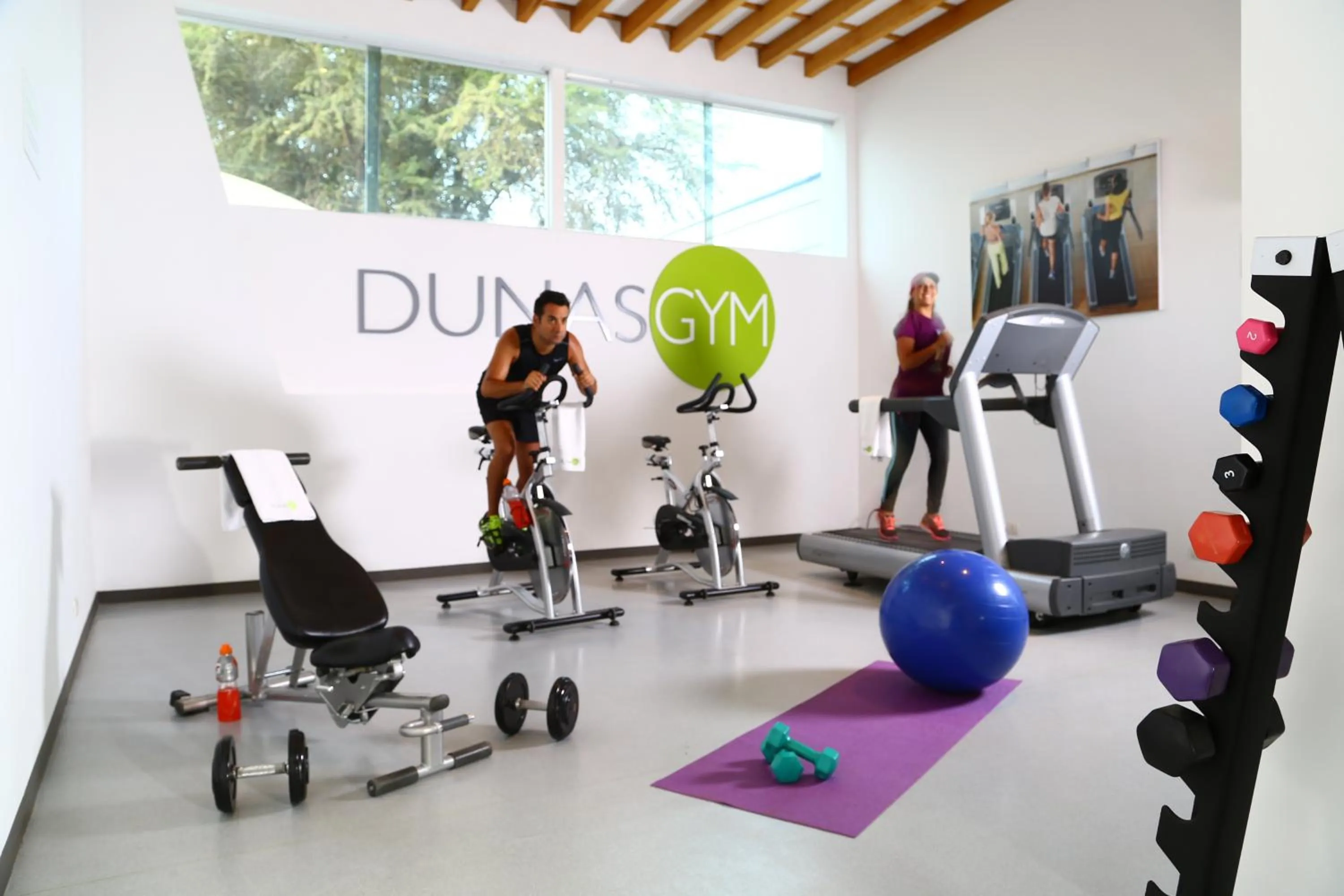 Fitness centre/facilities in Hotel Las Dunas