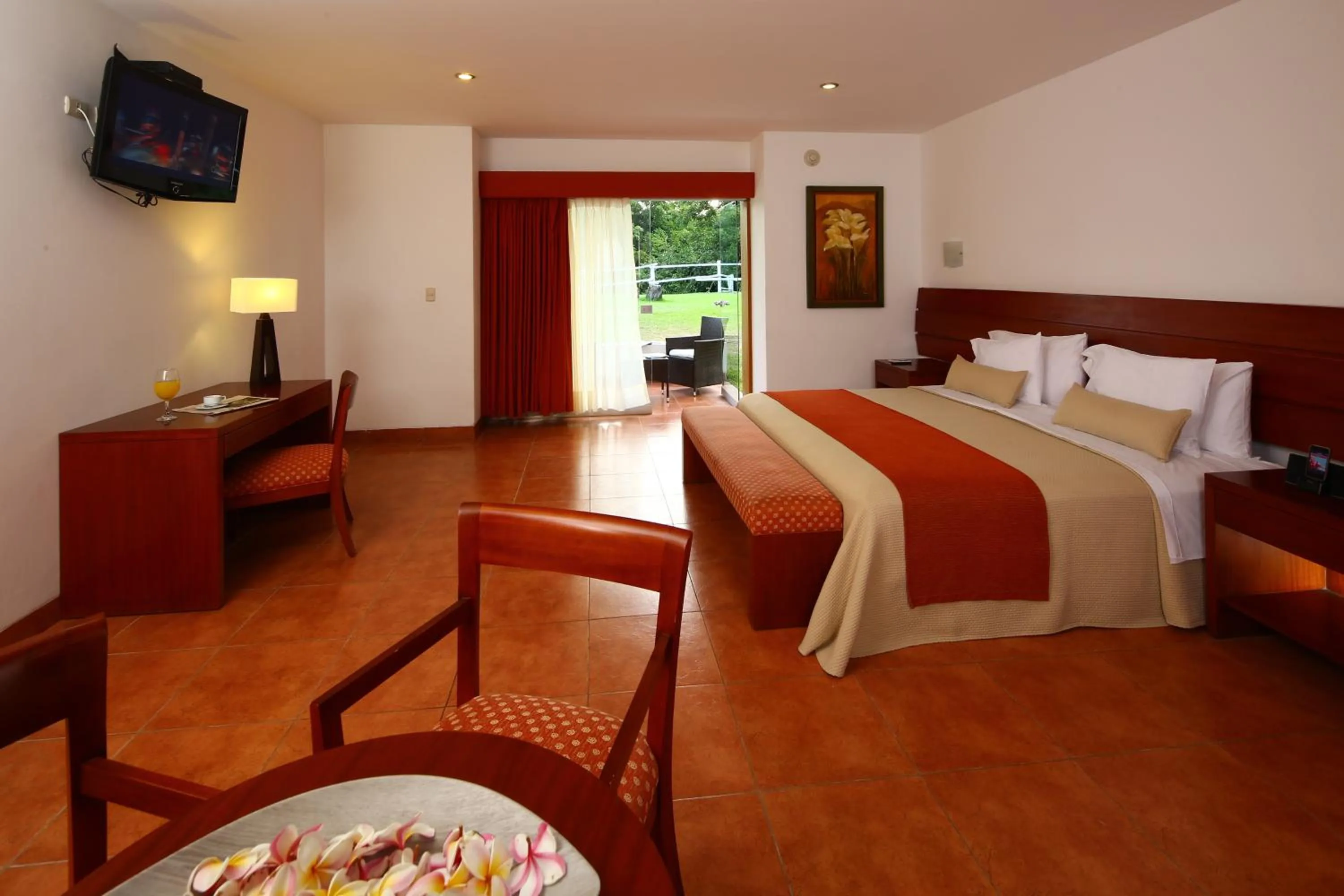 Bed in Hotel Las Dunas