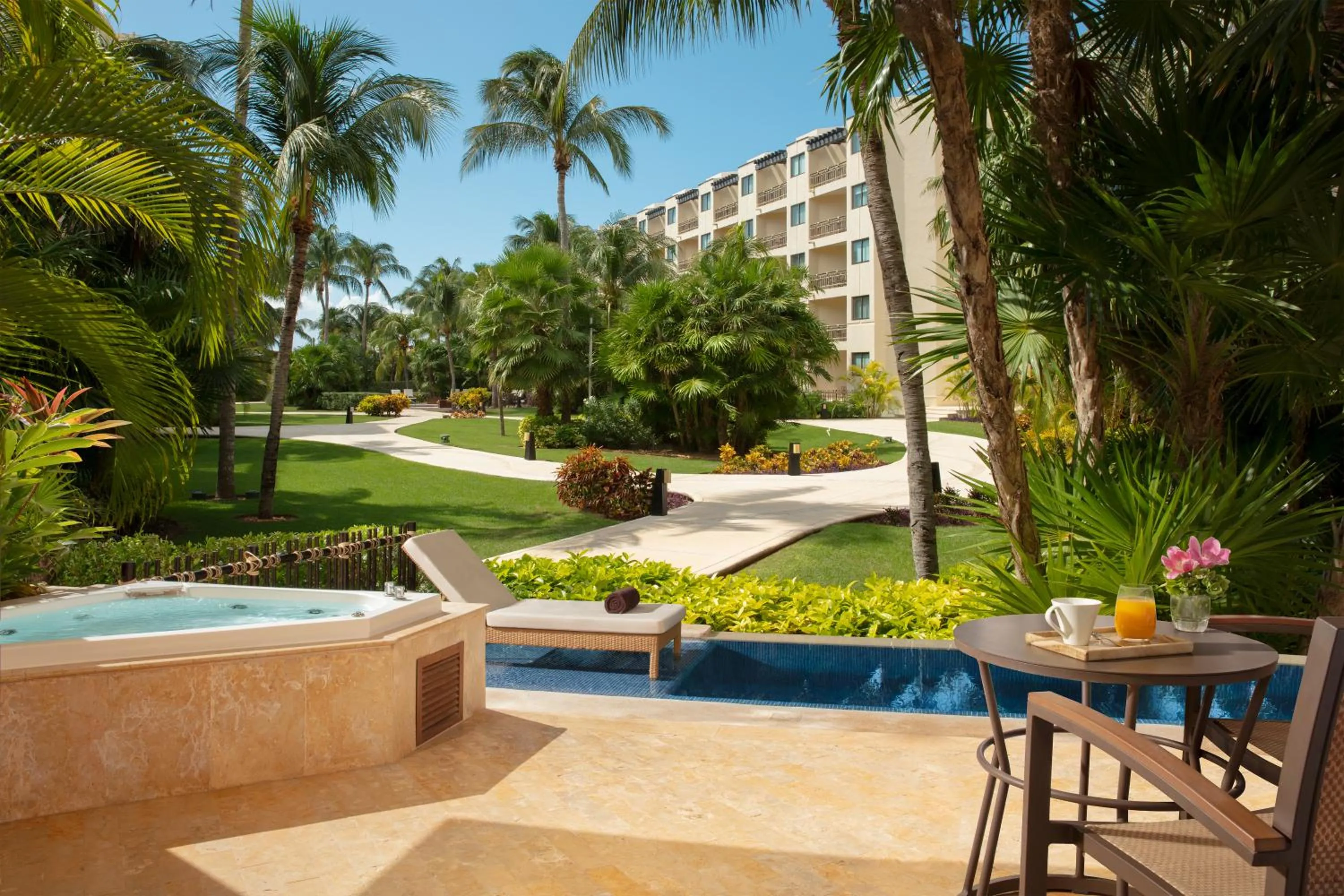 Garden view in Dreams Riviera Cancun Resort & Spa - All Inclusive