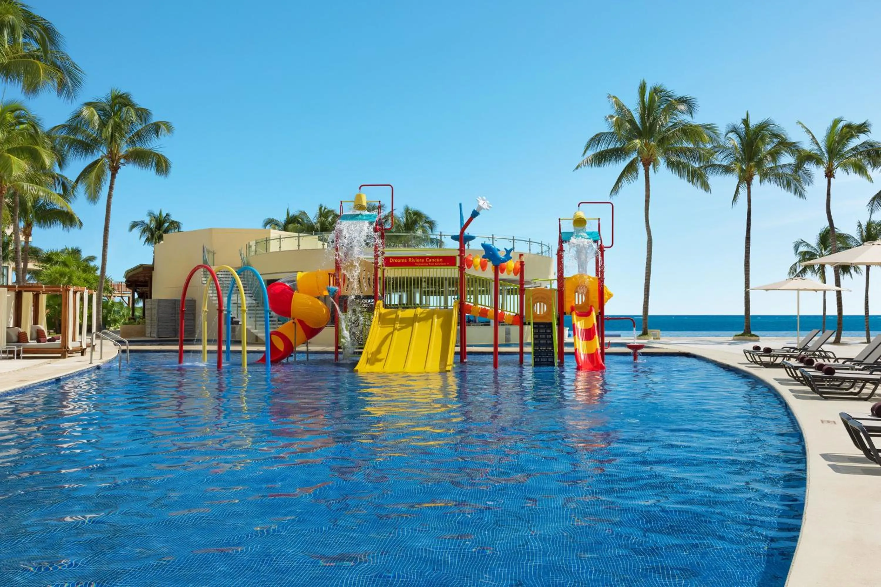 Aqua park in Dreams Riviera Cancun Resort & Spa - All Inclusive