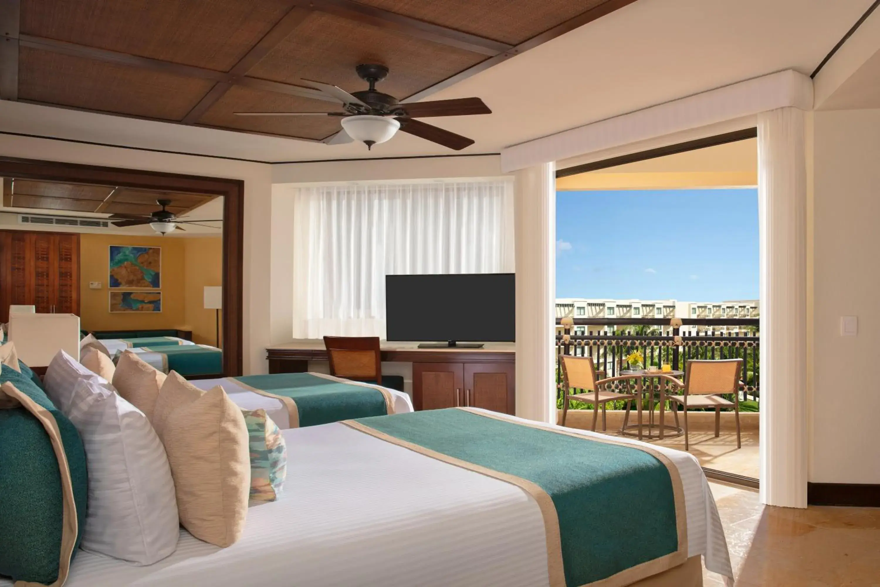 Family Suite Preferred (Two Preferred Club Suites connecting rooms) in Dreams Riviera Cancun Resort & Spa - All Inclusive Family Suite Preferred (Two Preferred Club Suites connecting rooms) in Dreams Riviera Cancun Resort & Spa - All Inclusive
