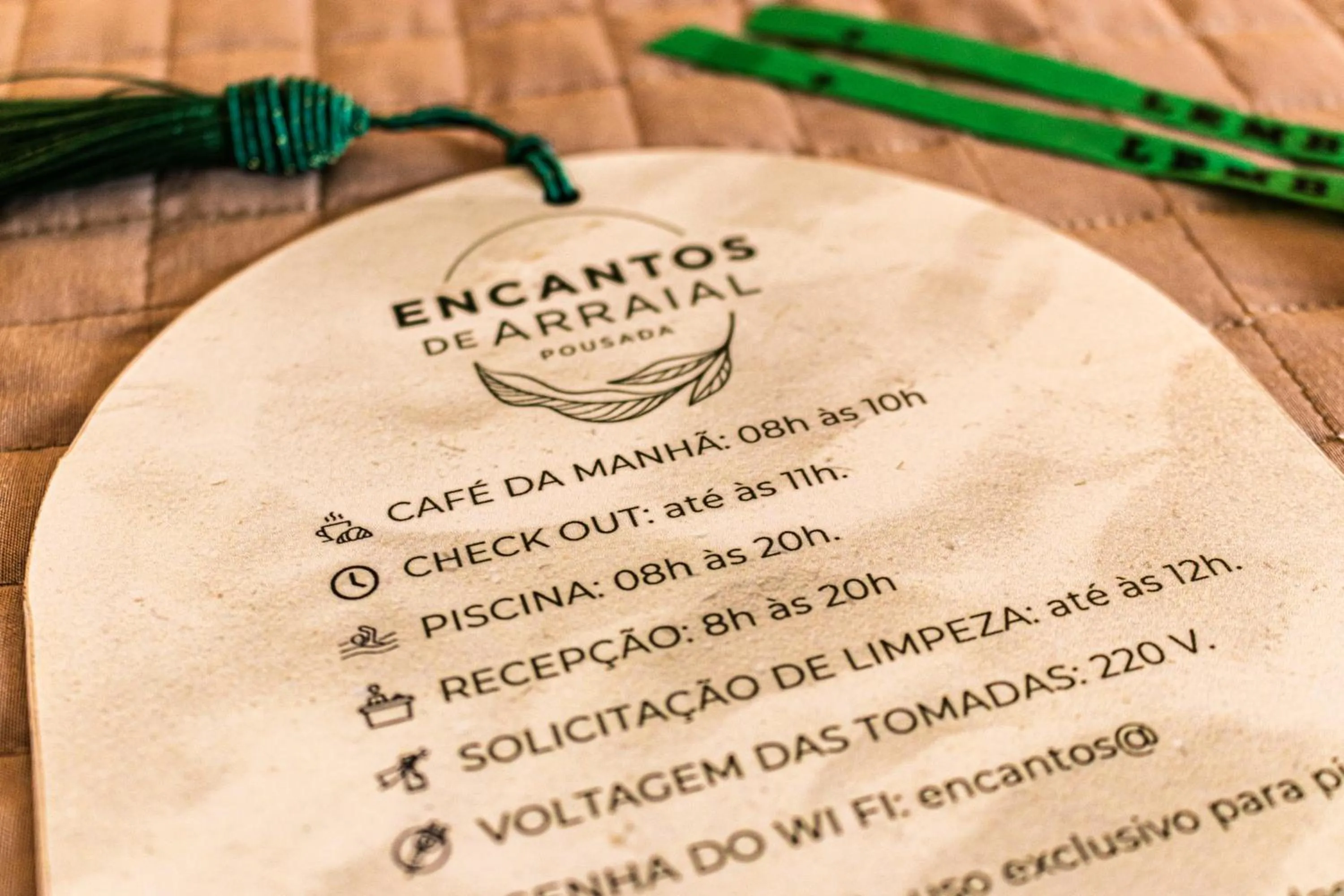 Decorative detail in Pousada Encantos de Arraial