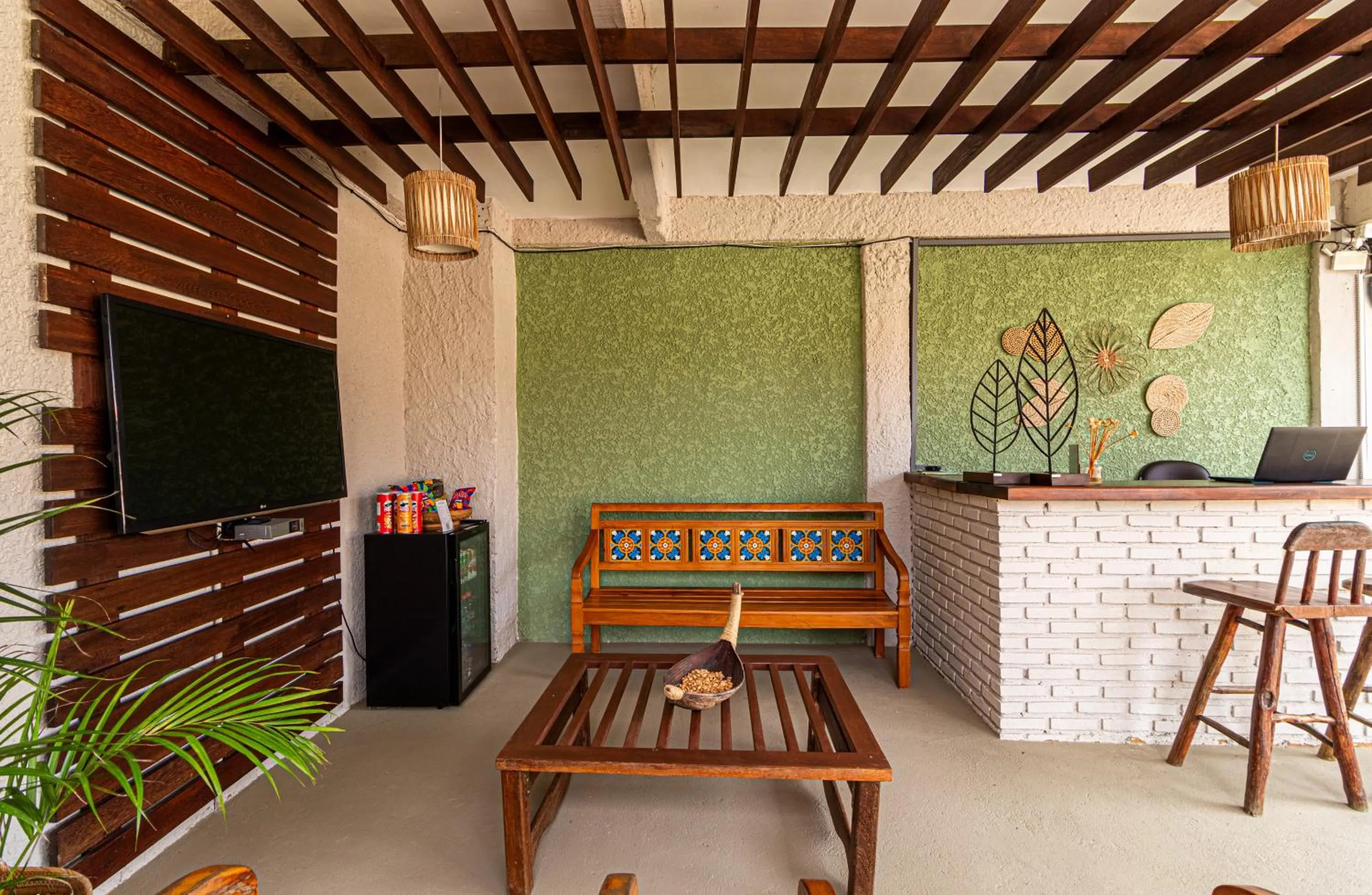 Lobby or reception in Pousada Encantos de Arraial