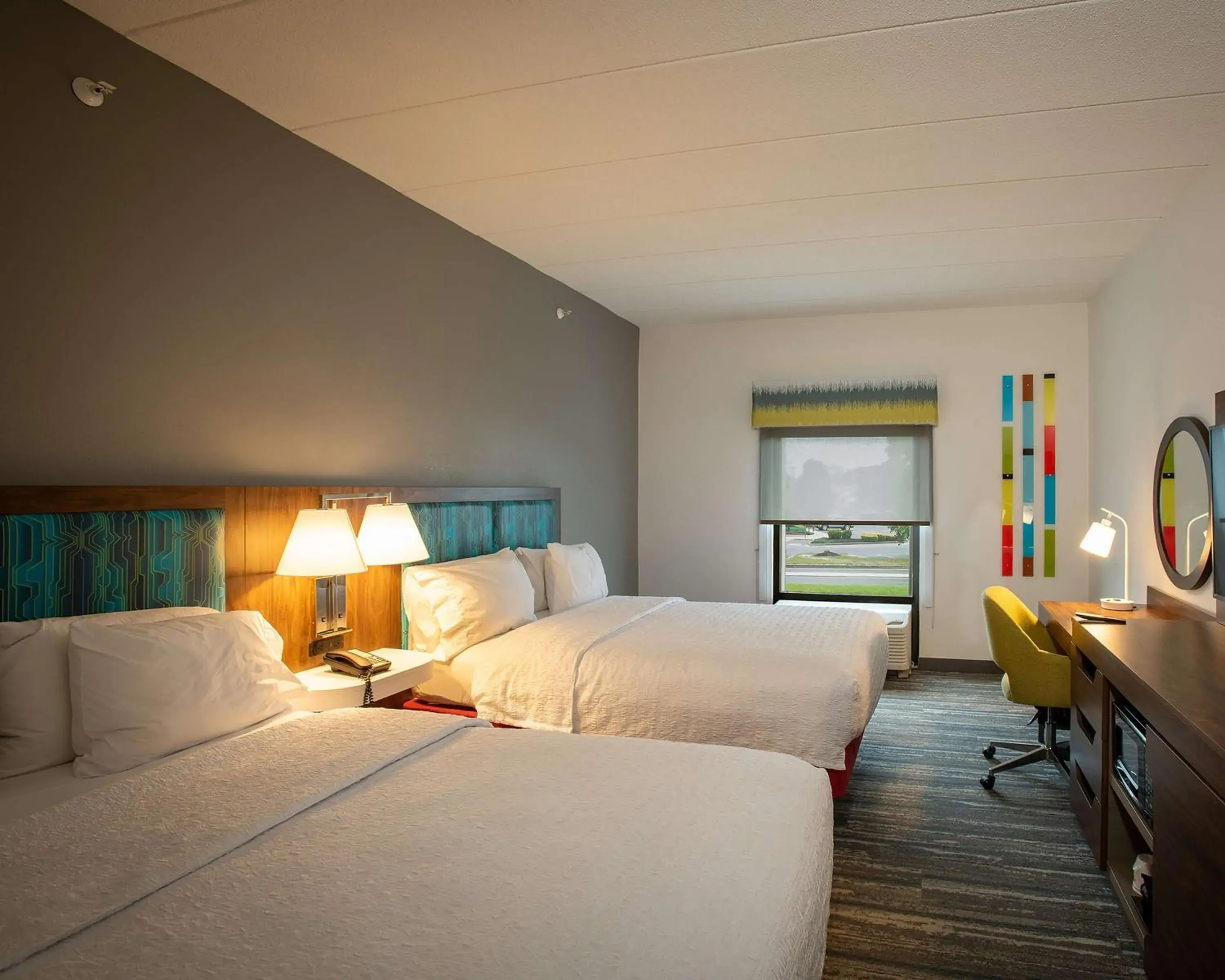 Queen Room with Two Queen Beds - Hearing Access/Non-Smoking in Hampton Inn Seaford Queen Room with Two Queen Beds - Hearing Access/Non-Smoking in Hampton Inn Seaford