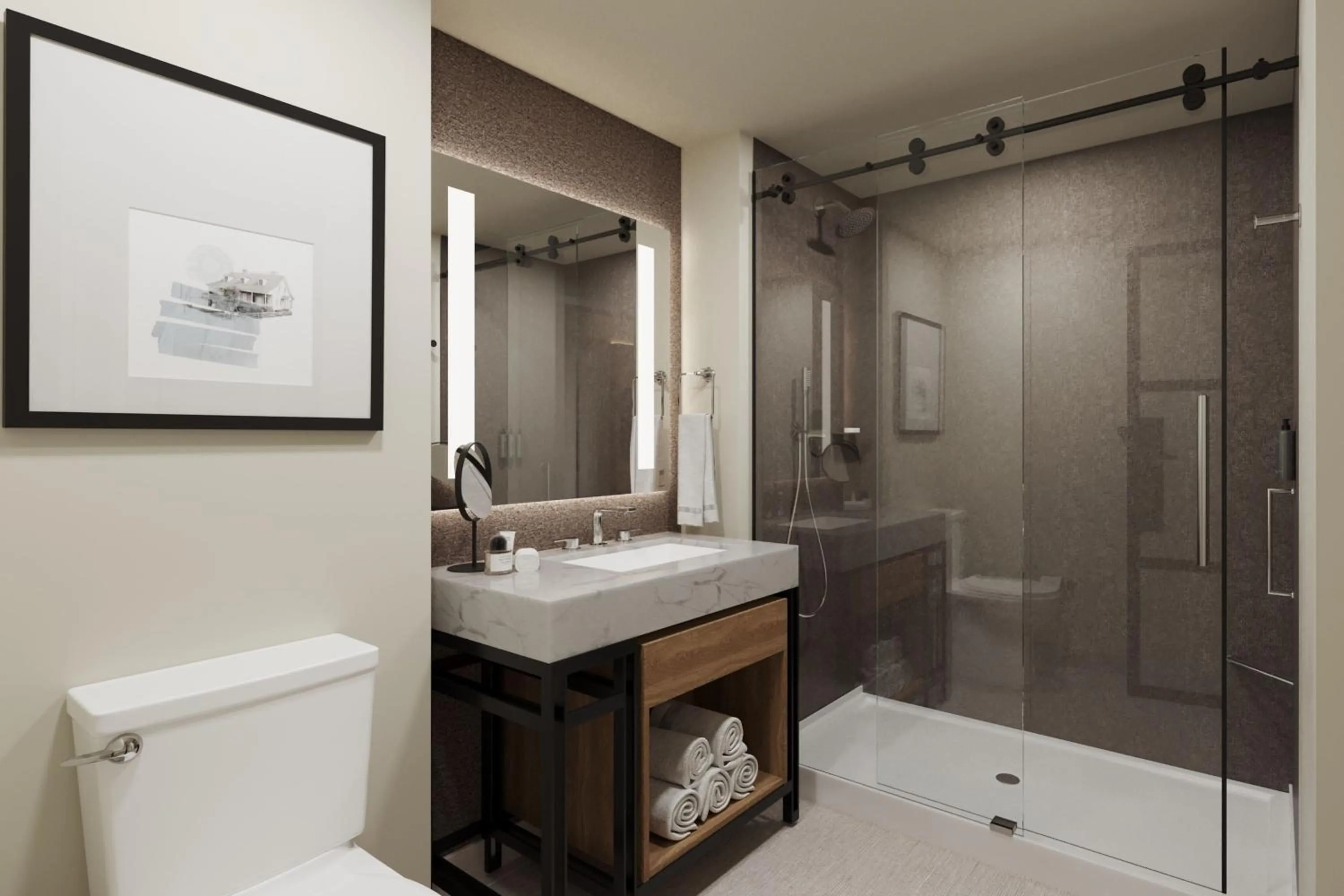 Bathroom in Sheraton Augusta Hotel