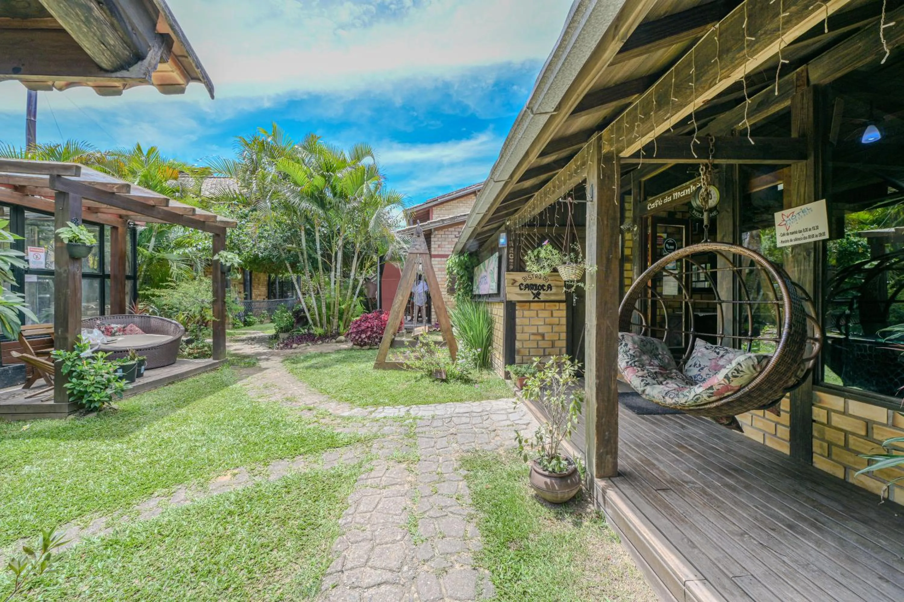 Patio in Hotel Praia Do Rosa