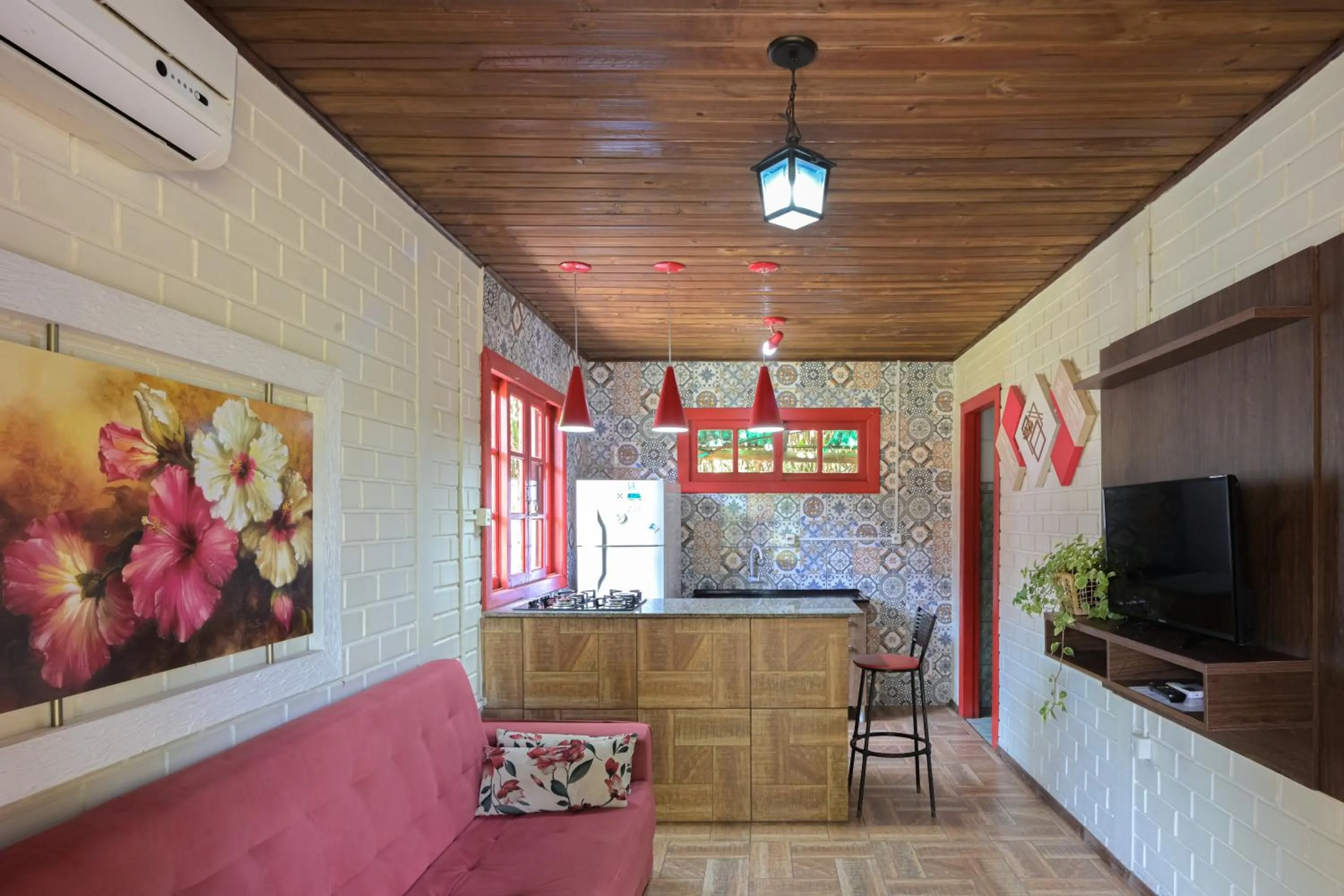 Living room in Hotel Praia Do Rosa
