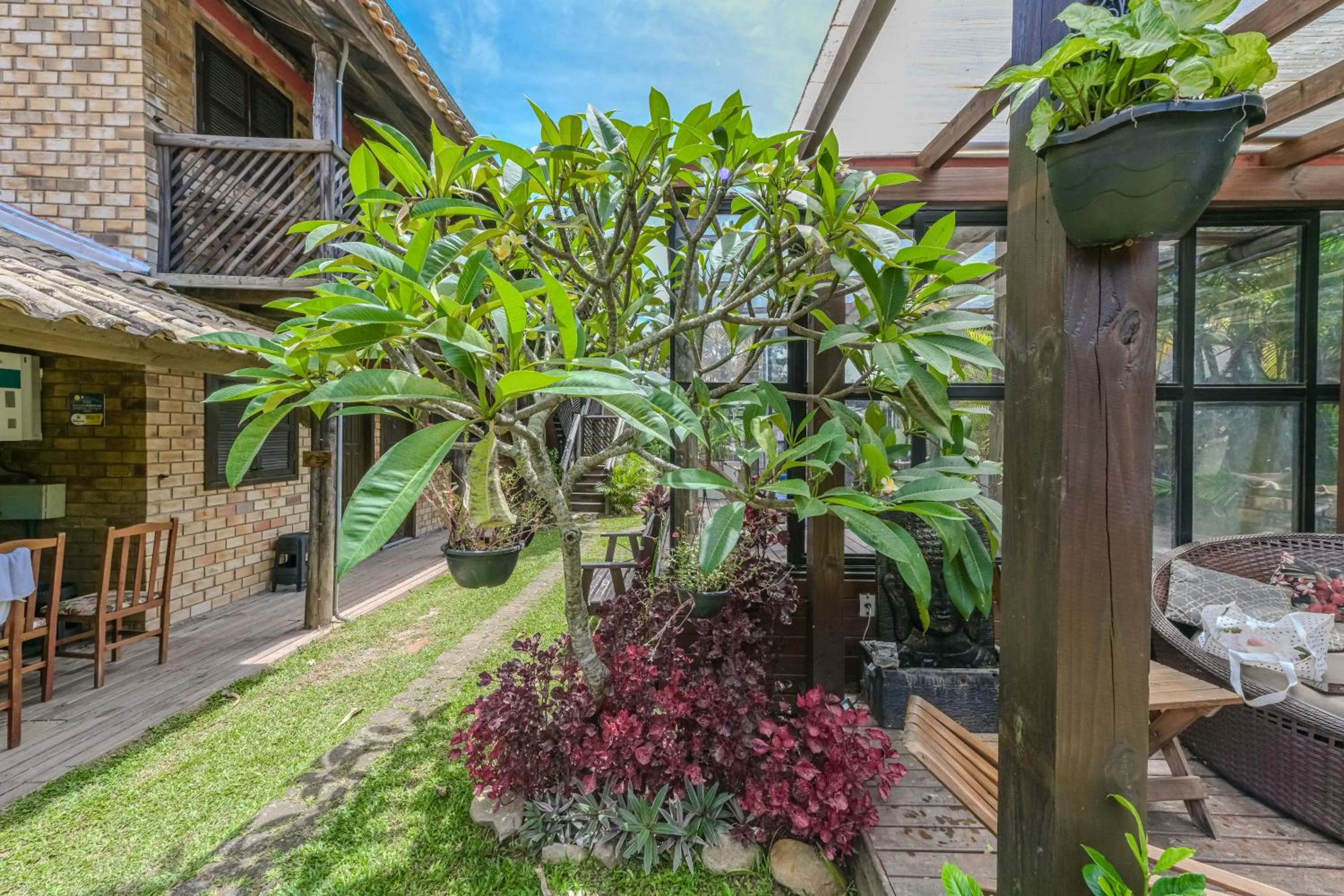 Garden in Hotel Praia Do Rosa