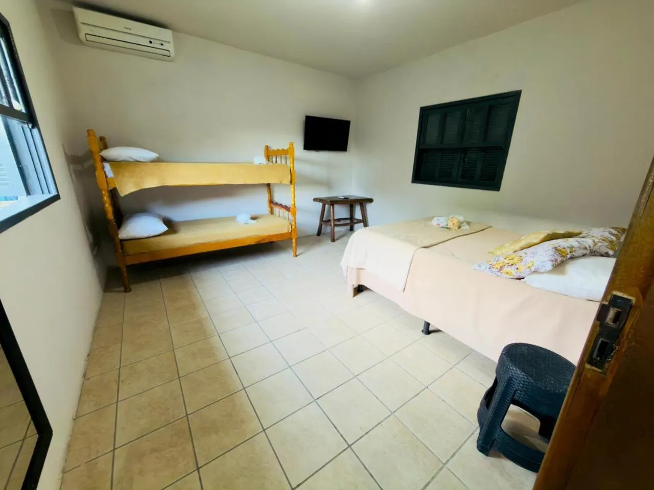 Bed in Hotel Praia Do Rosa