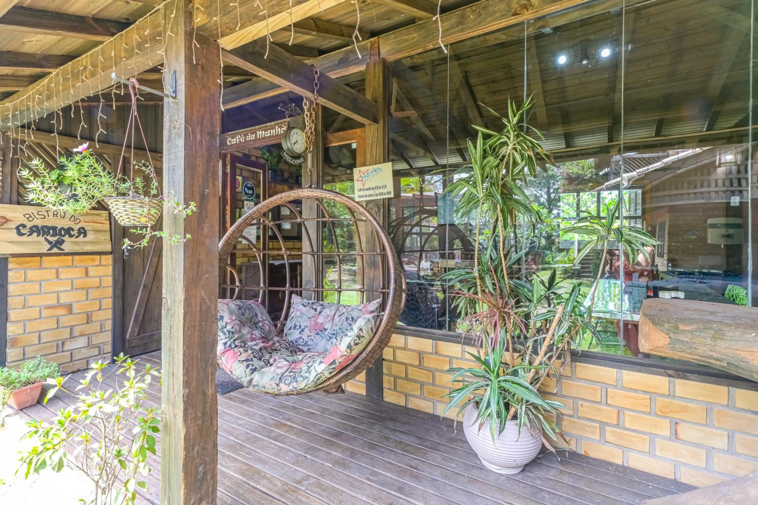 Patio in Hotel Praia Do Rosa