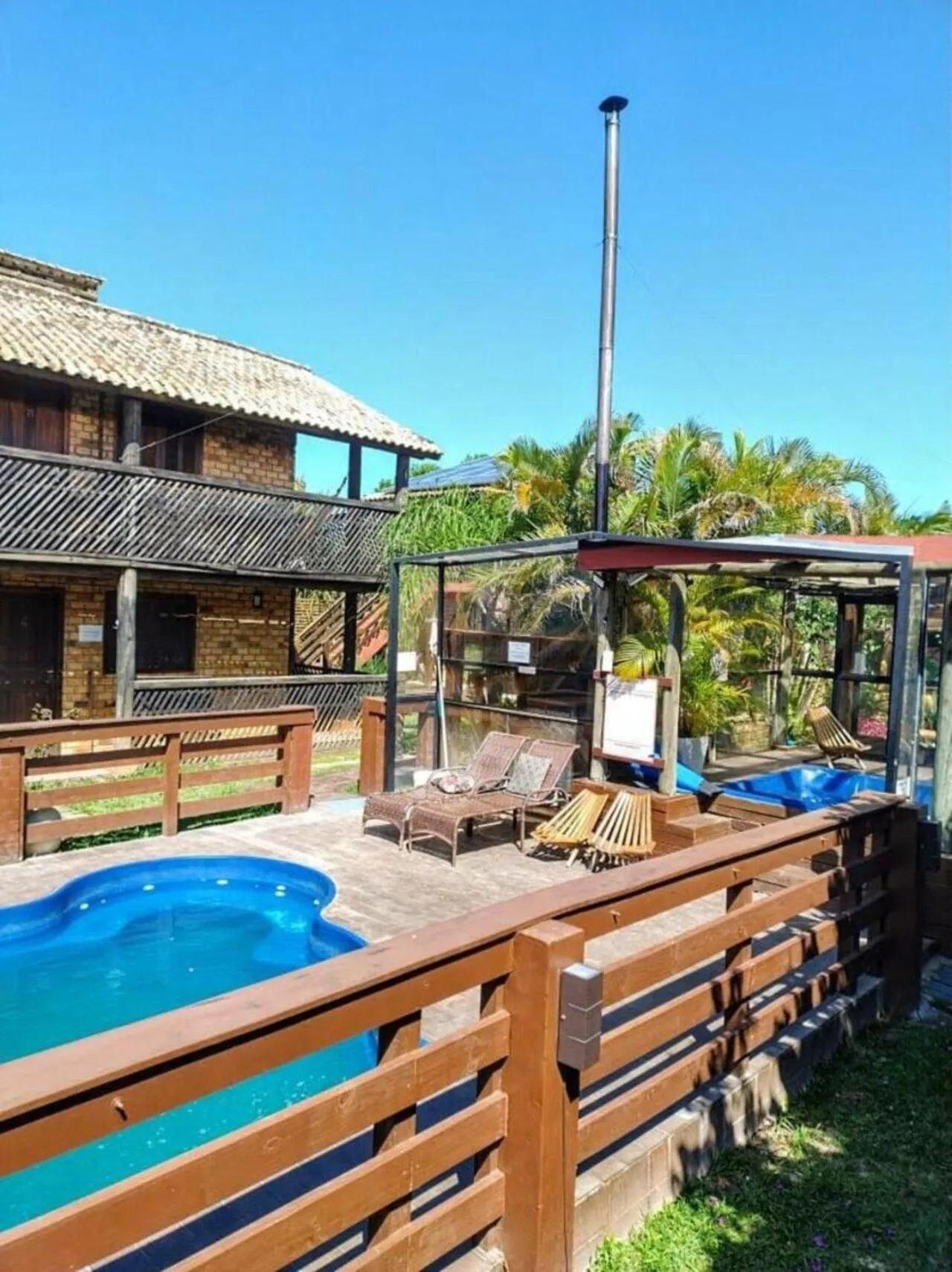 Swimming pool in Hotel Praia Do Rosa