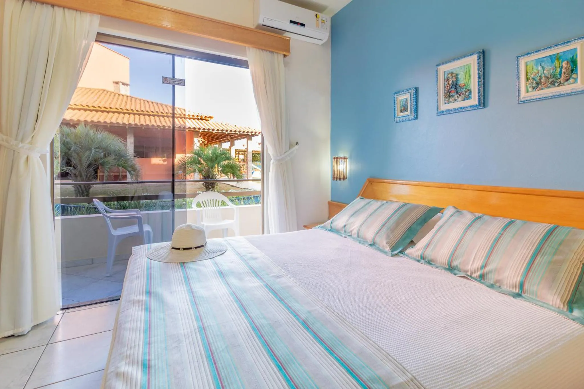 Bed in Pousada Barra Mar