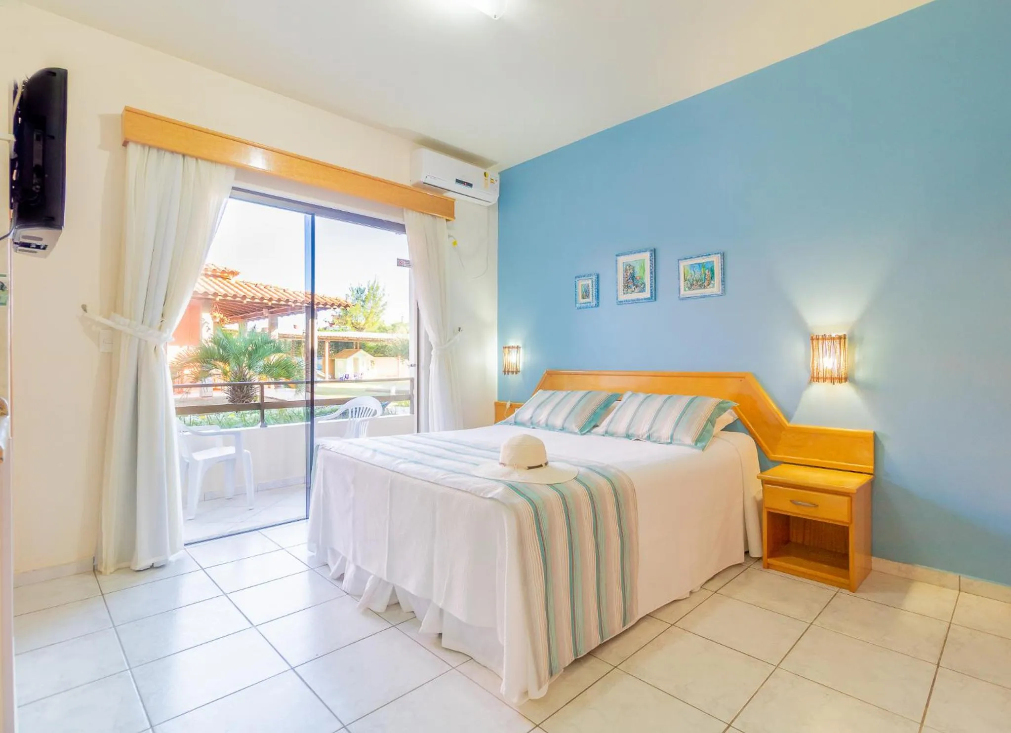 Bed in Pousada Barra Mar