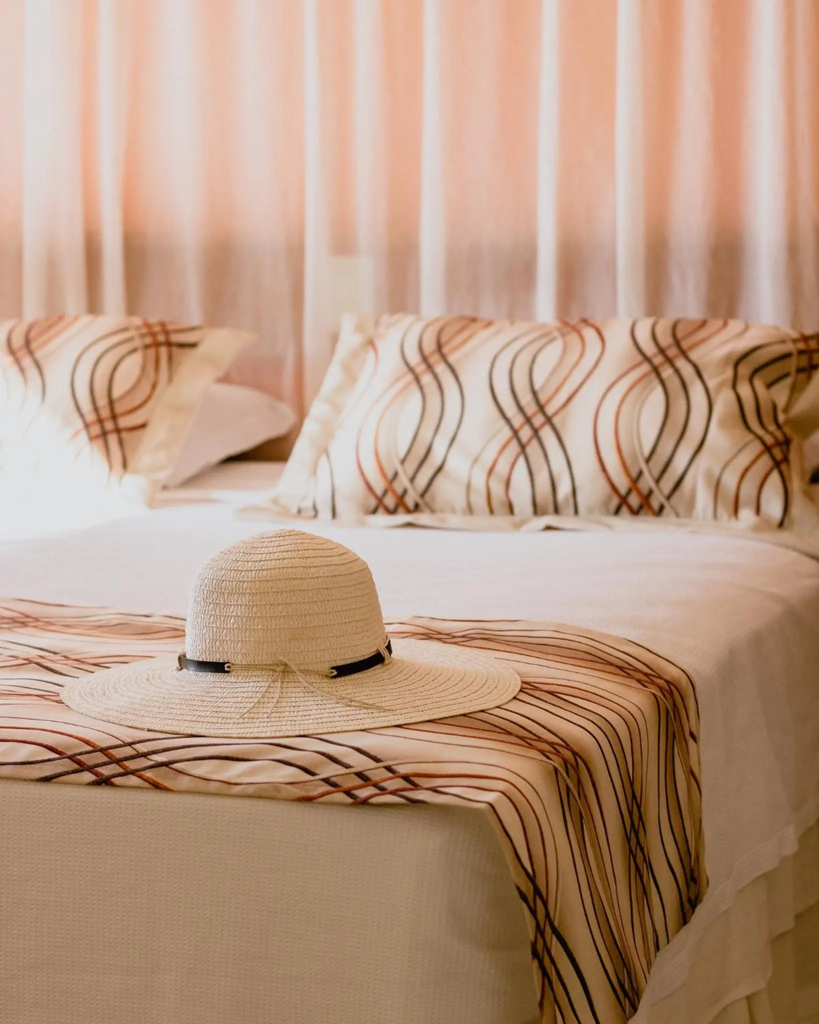 Decorative detail, Bed in Pousada Barra Mar