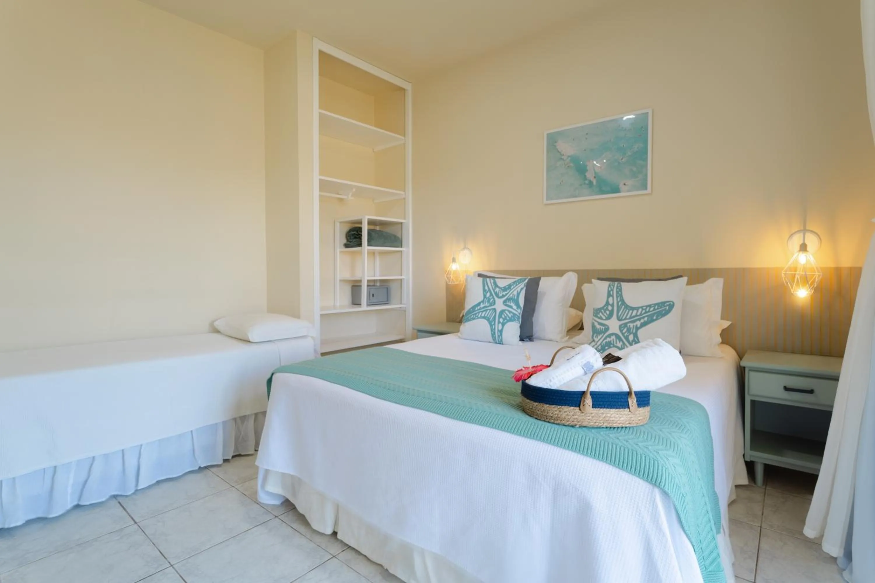 Bed in Pousada Barra Mar