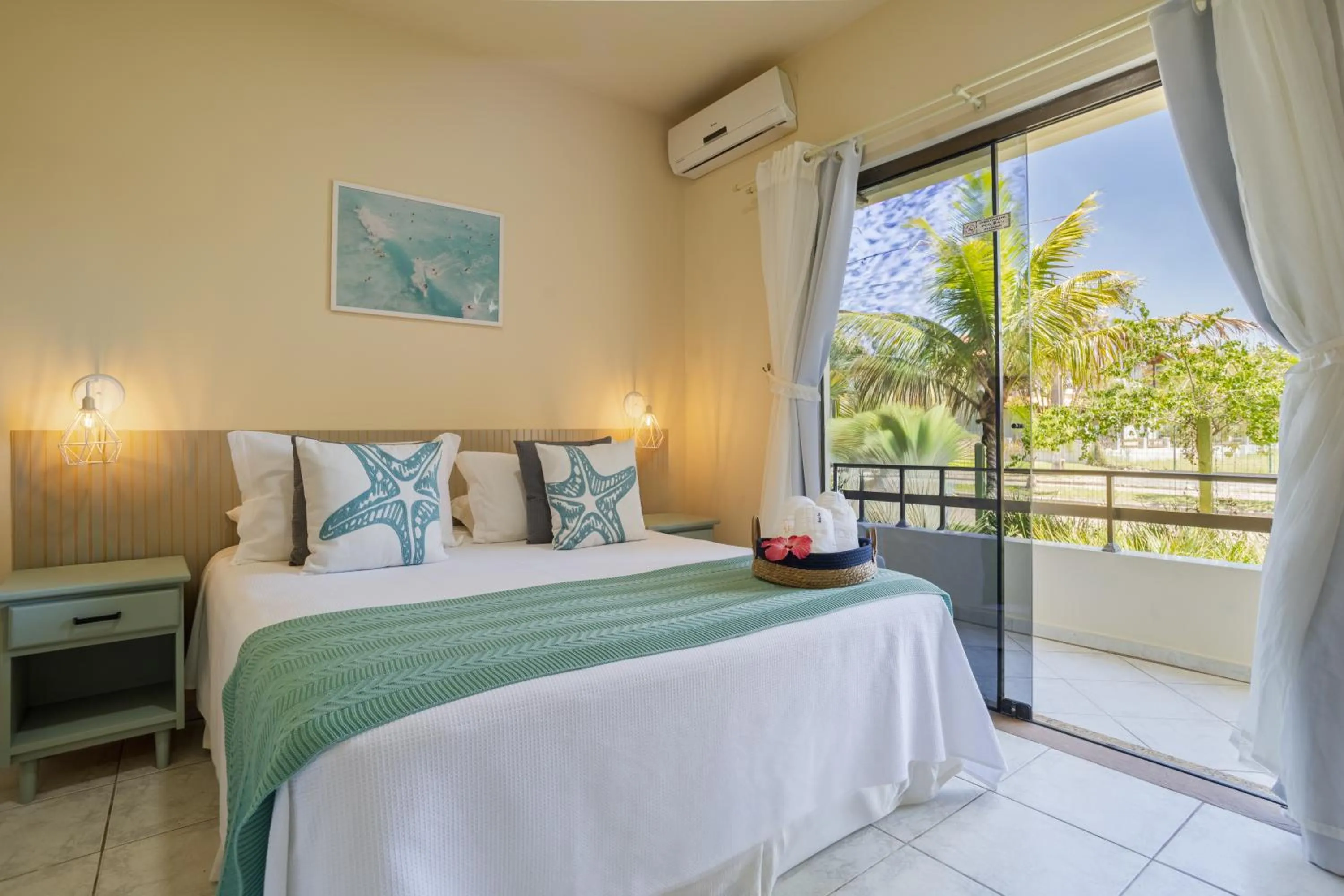 Bed in Pousada Barra Mar