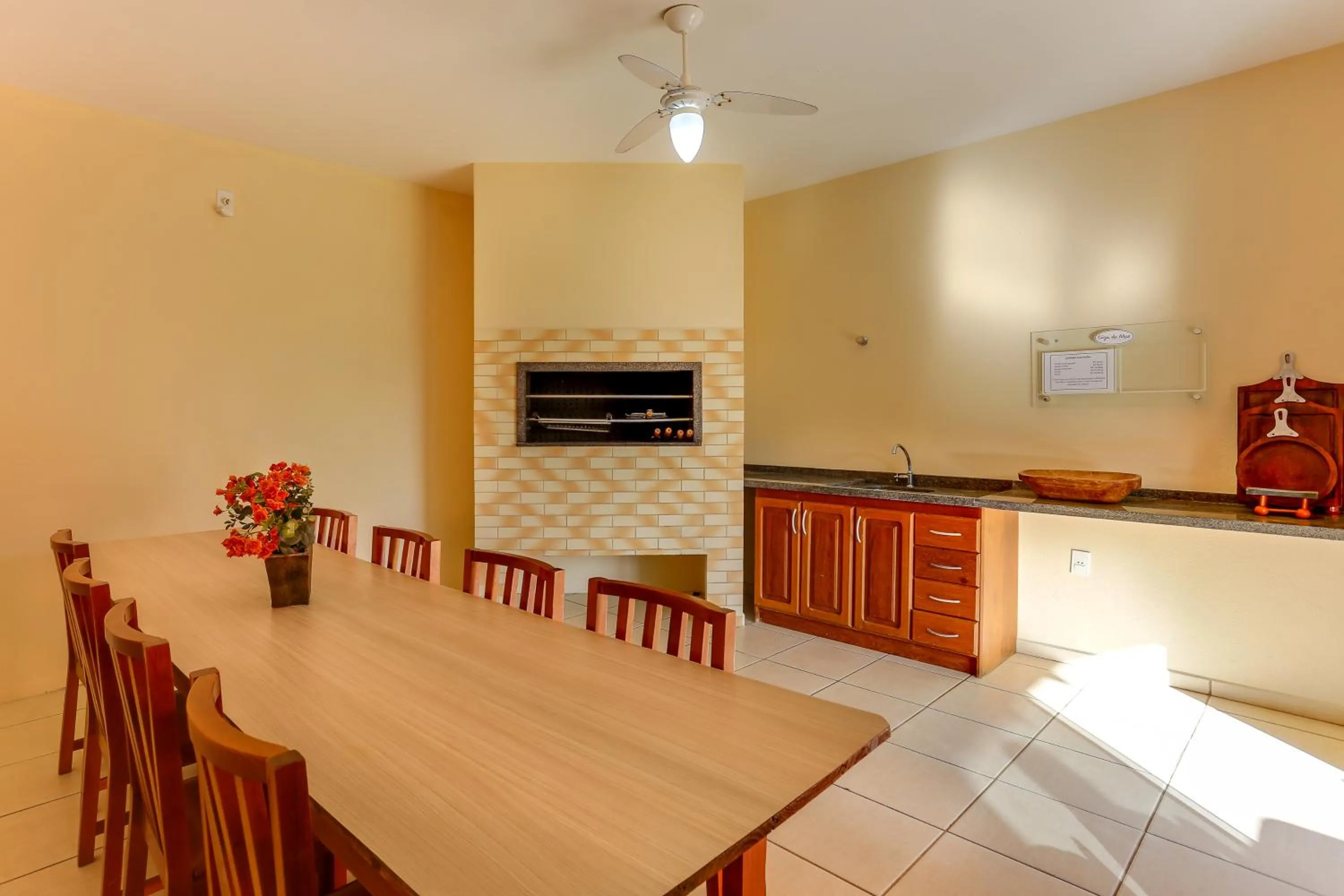 BBQ facilities in Pousada Barra Mar