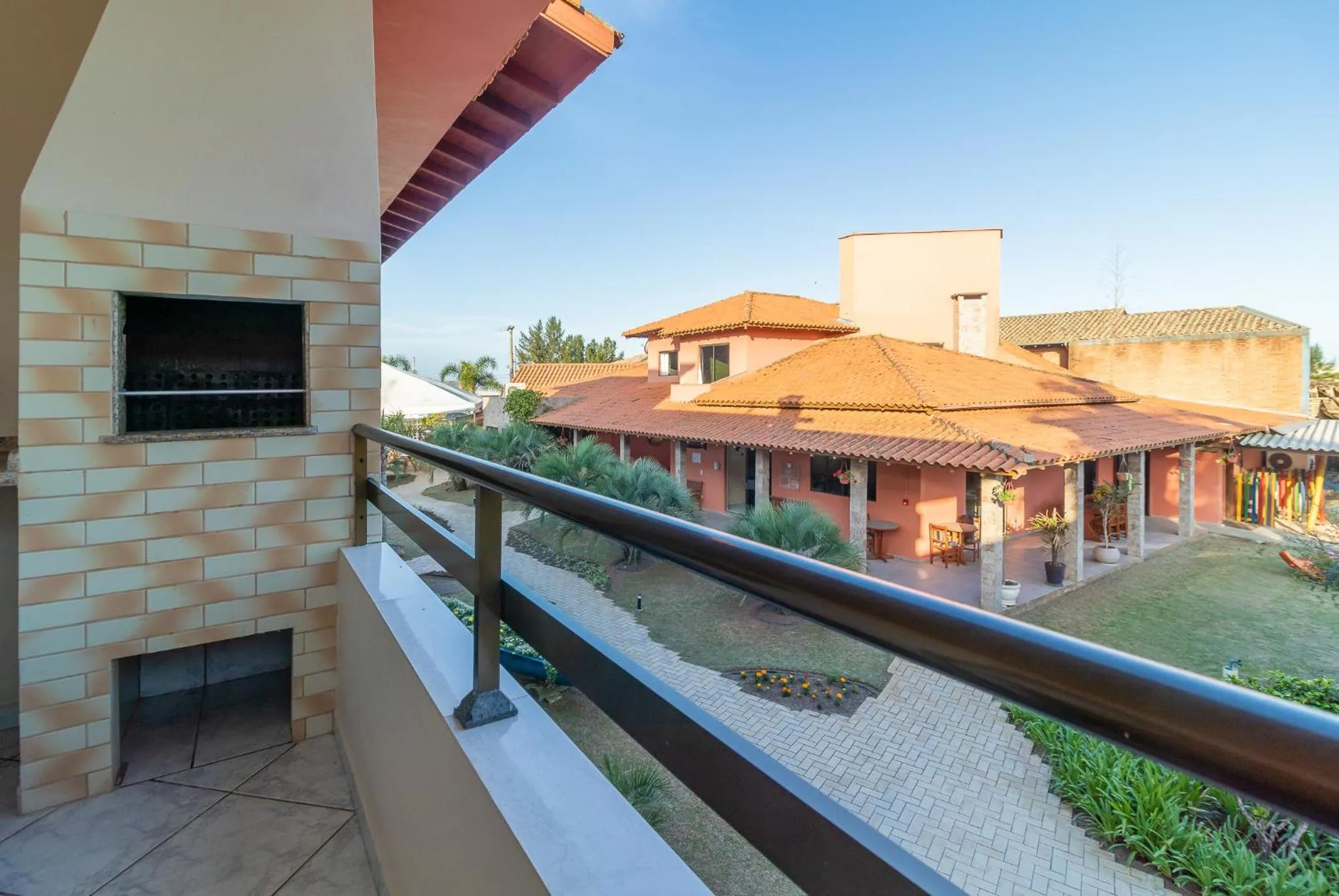 BBQ facilities in Pousada Barra Mar