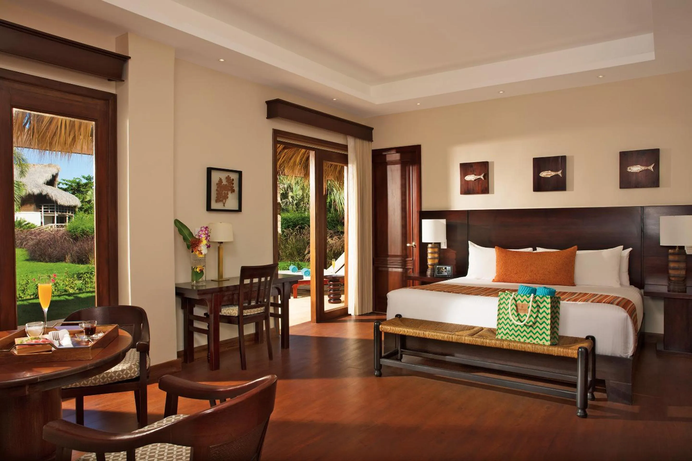 Photo of the whole room, Bed in Zoetry Agua Punta Cana - All Inclusive
