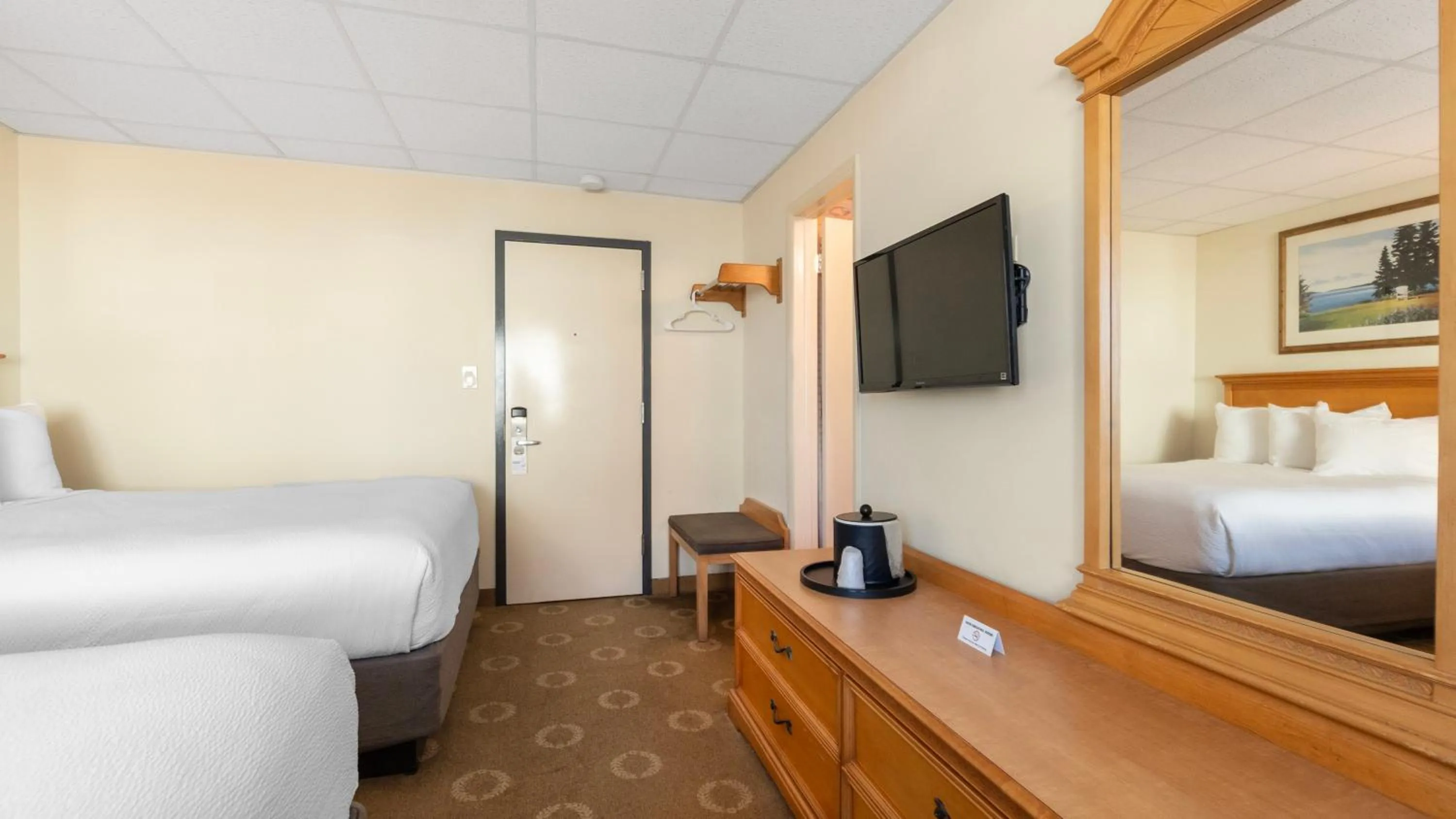 Bed in Safari Hotel Boardwalk