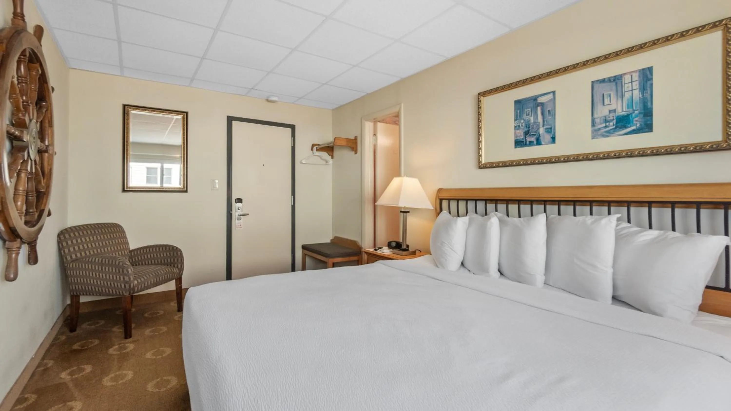 Bed in Safari Hotel Boardwalk