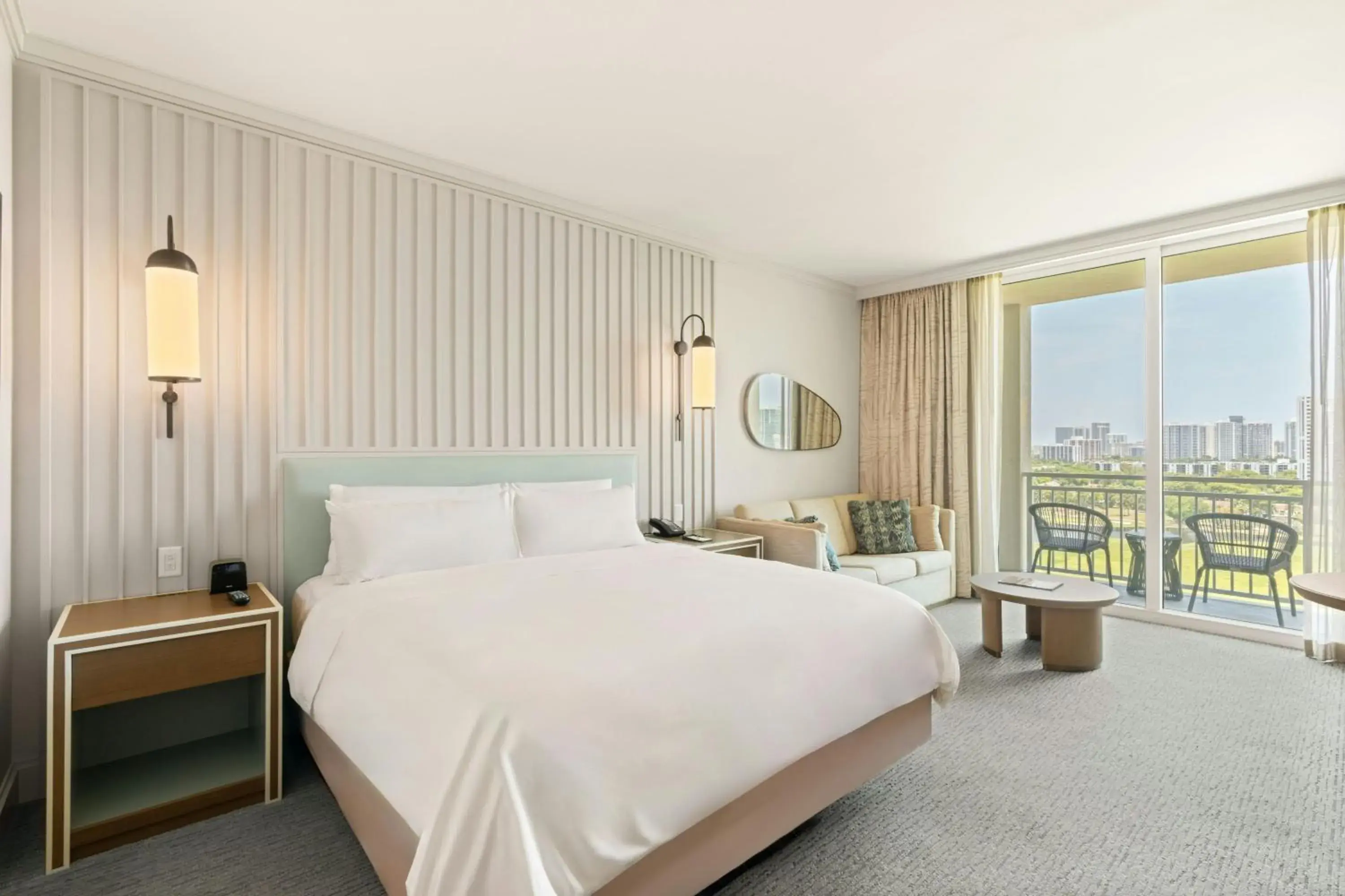 Golf View King, Guest room, 1 King, Golf view, Balcony - single occupancy in JW Marriott Miami Turnberry Resort & Spa Golf View King, Guest room, 1 King, Golf view, Balcony - single occupancy in JW Marriott Miami Turnberry Resort & Spa