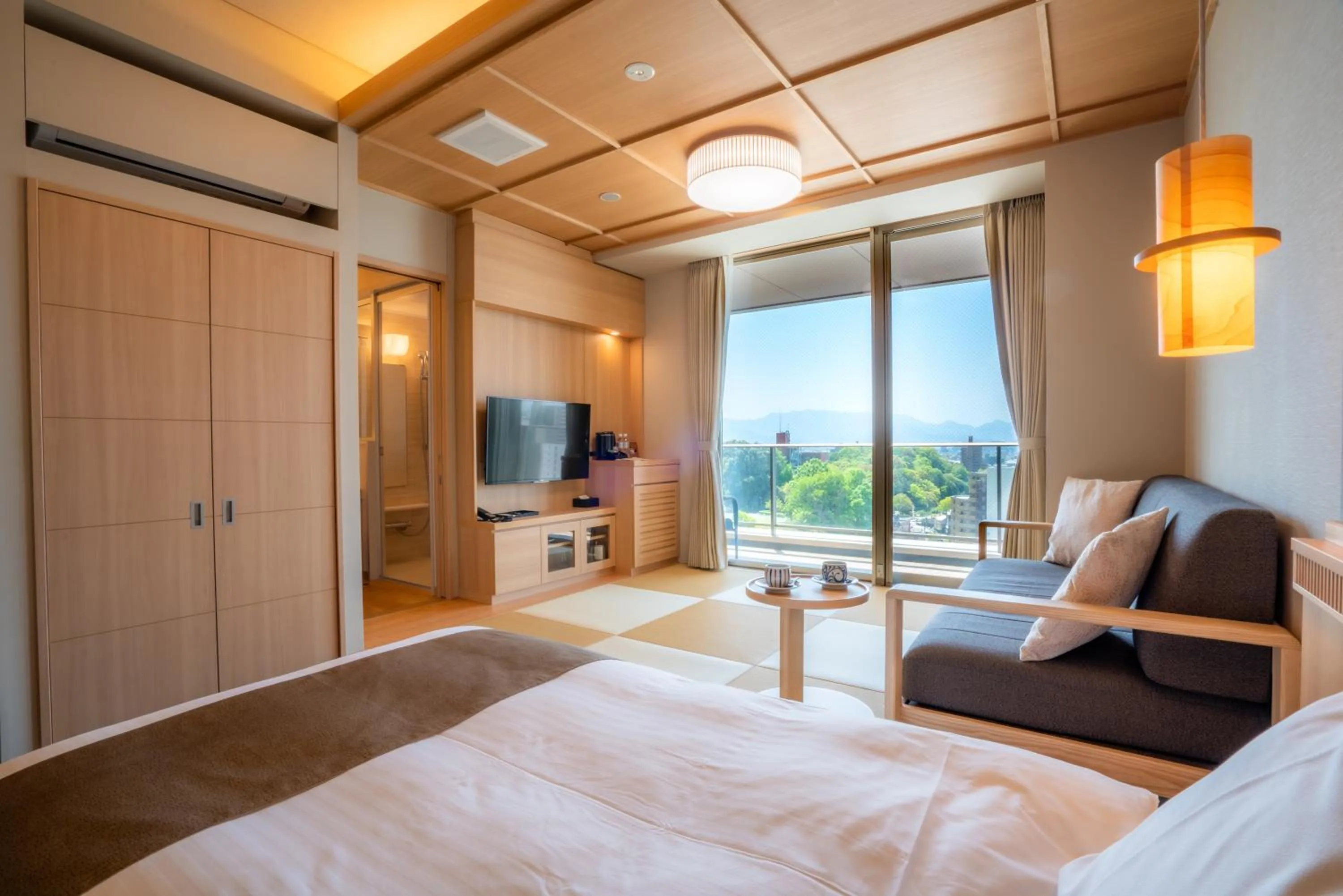 Bed in Kowakuen Haruka