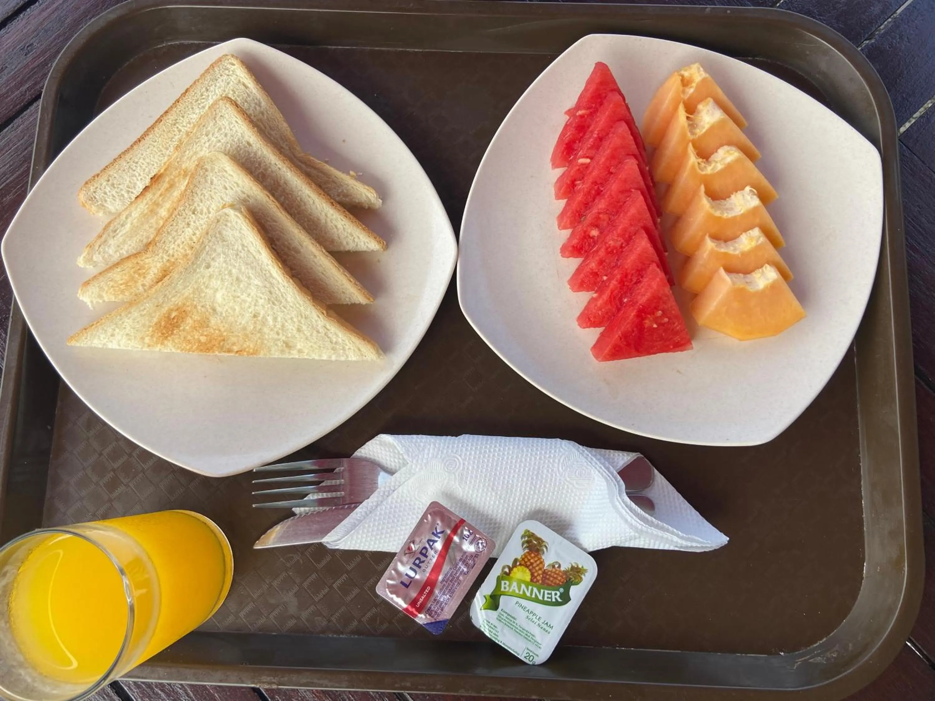 Breakfast in D' Kubu Pratama Homestay