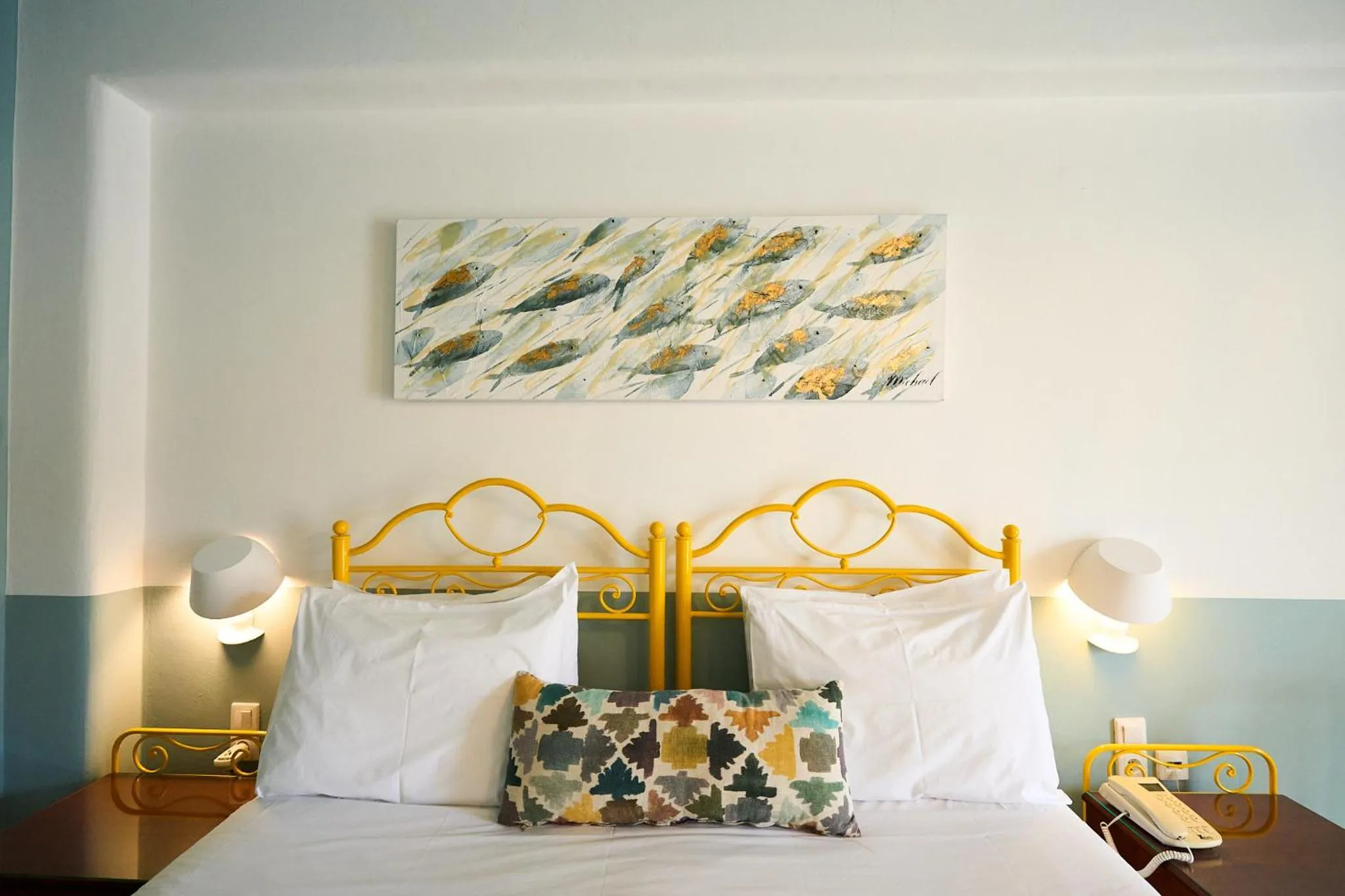 Decorative detail, Bed in Bellissimo Resort