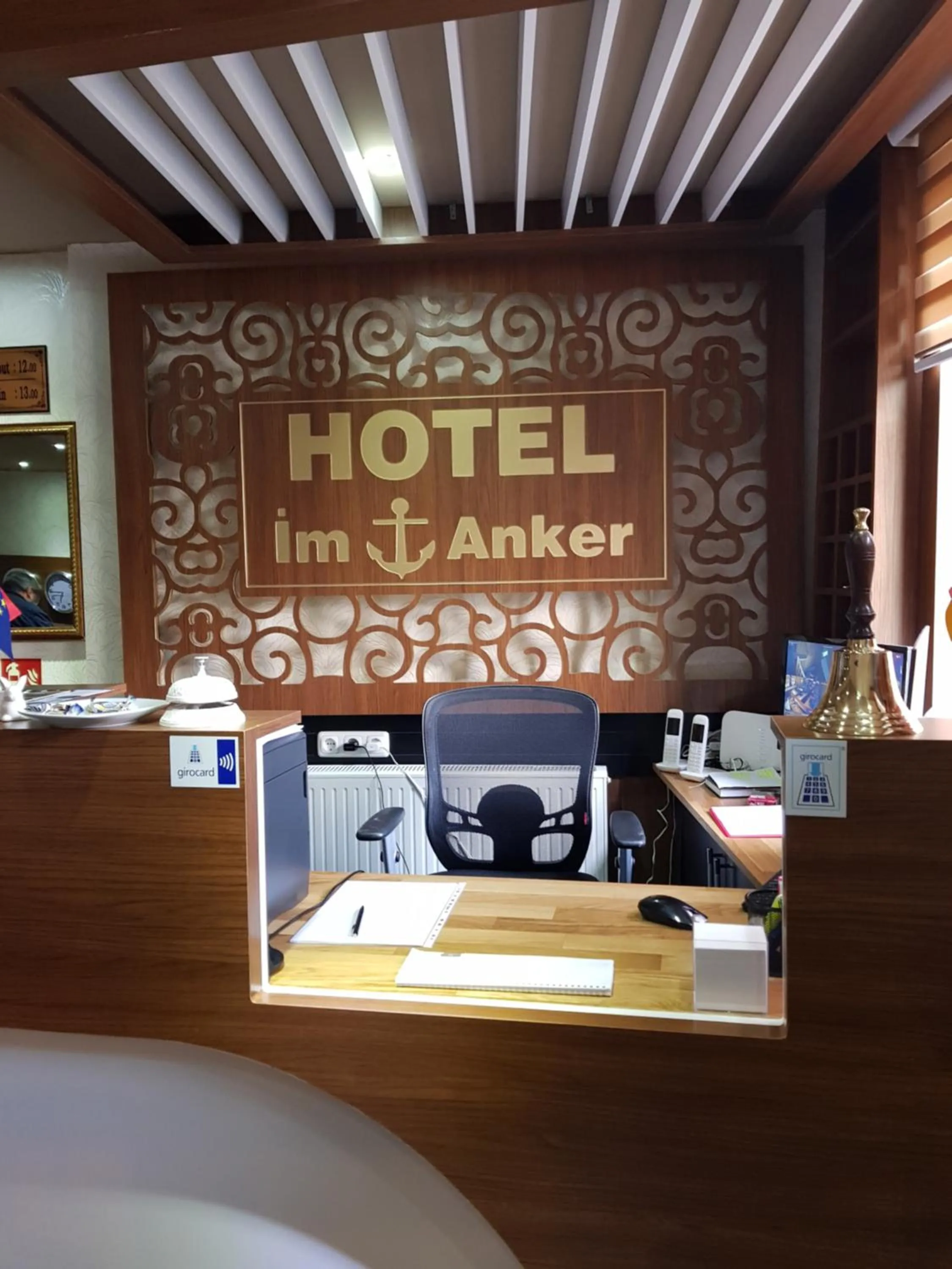 Lobby or reception in Hotel im Anker