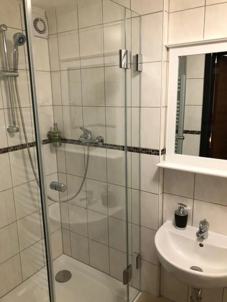 Shower in Hotel im Anker