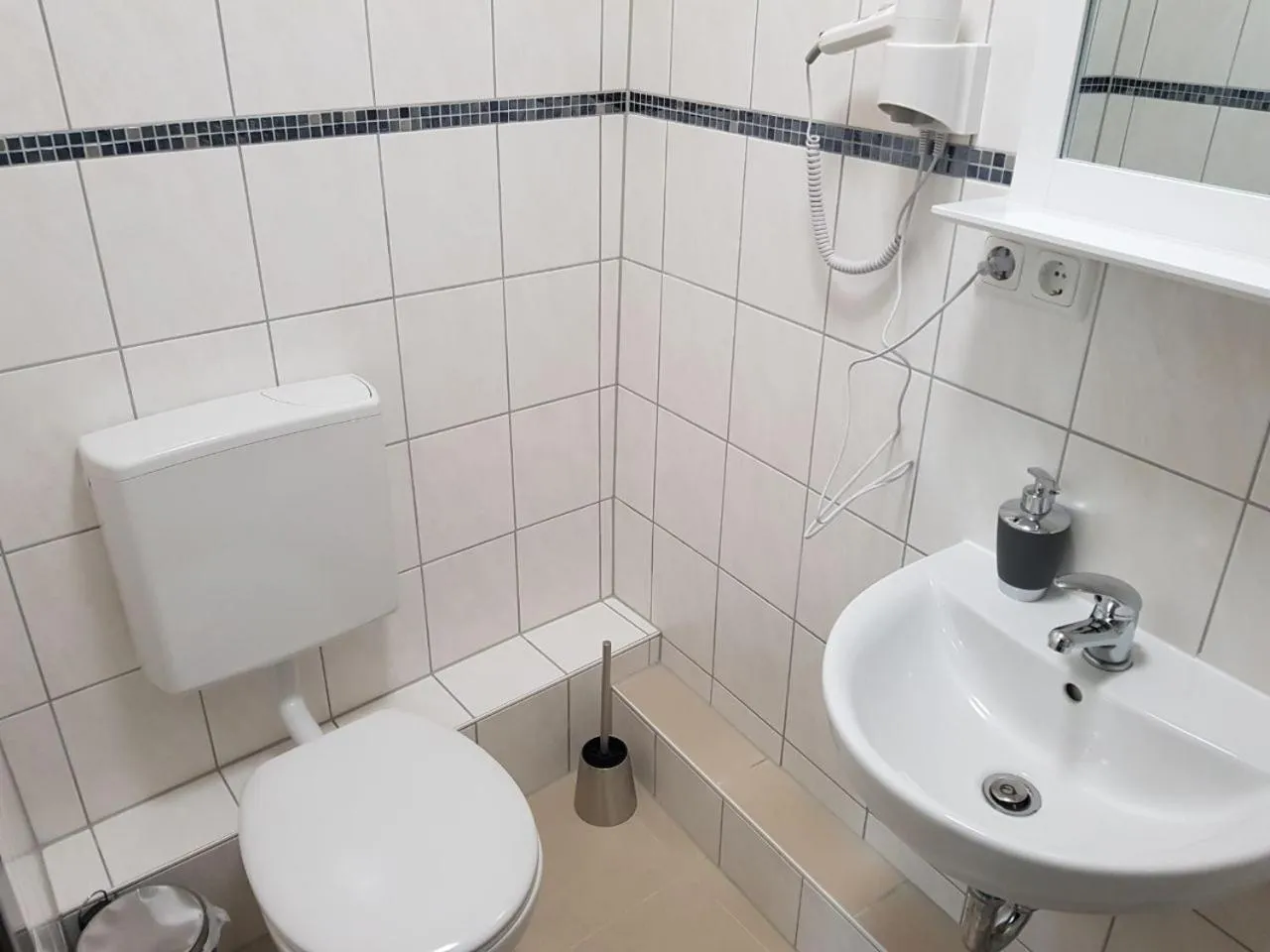 Shower in Hotel im Anker