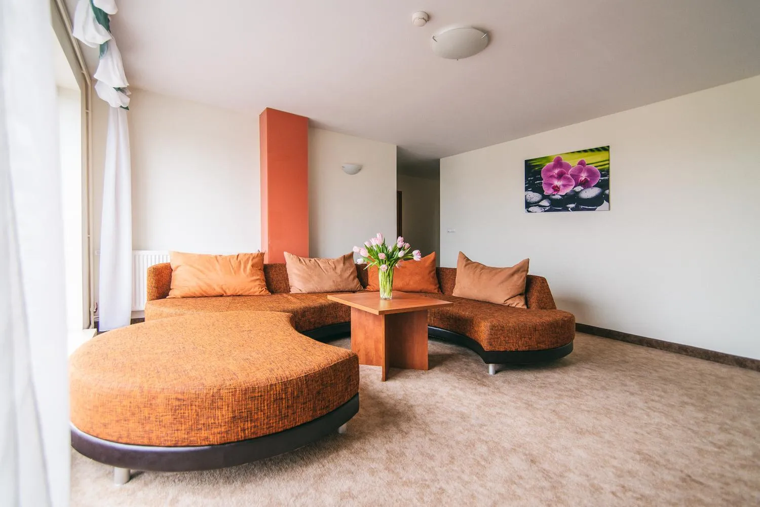 Seating area in Hotel Forum