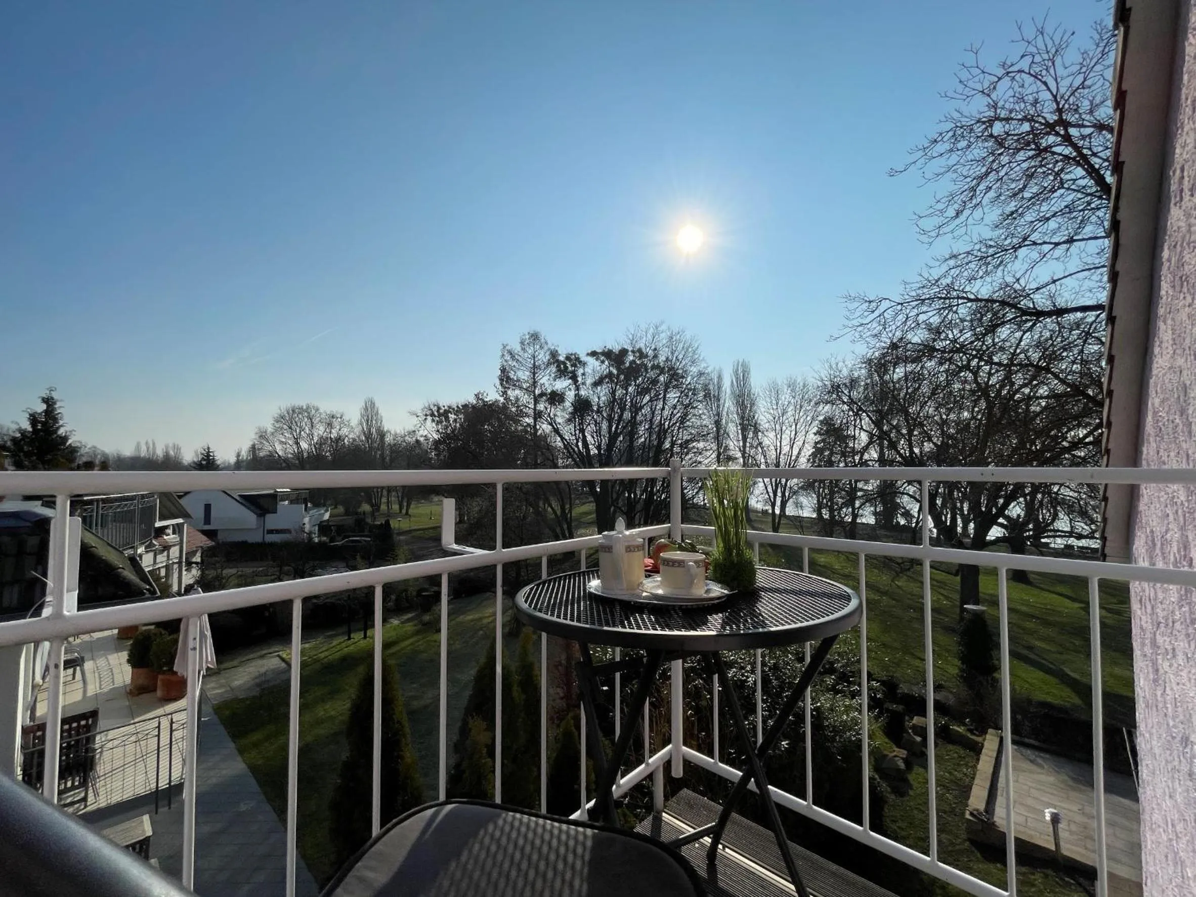 View (from property/room) in Iris am See garni