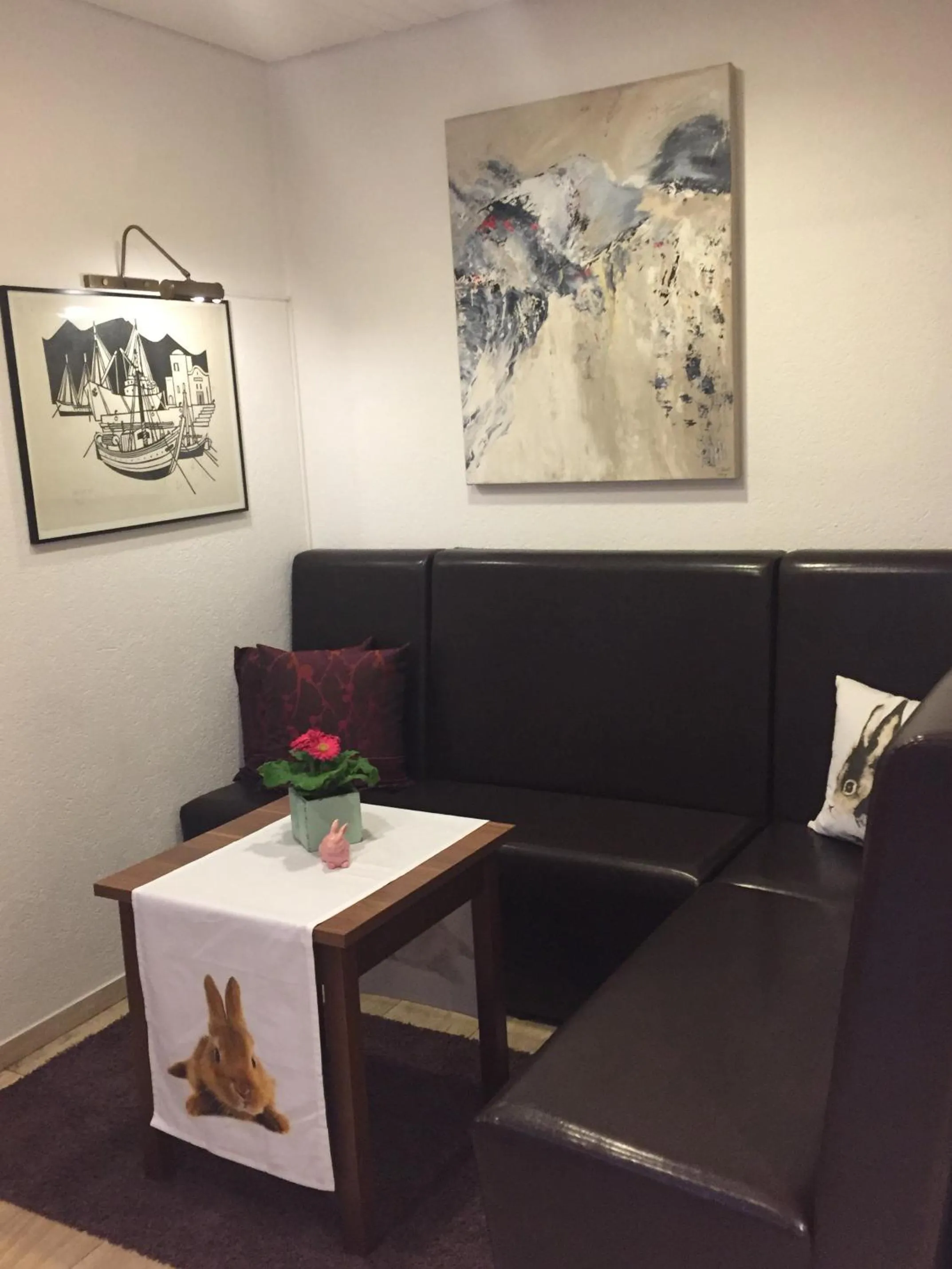 Lobby or reception in Iris am See garni