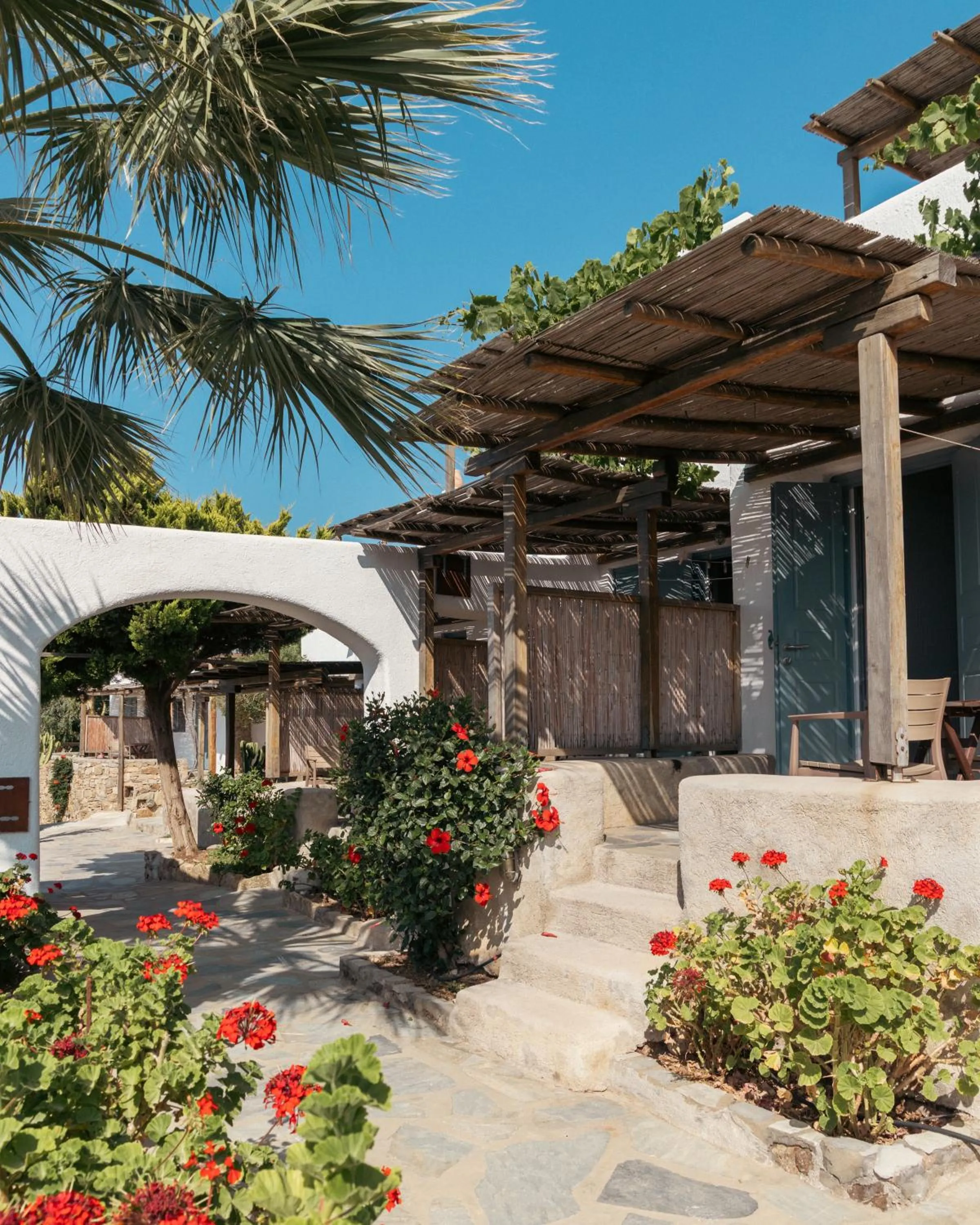 Garden in Albatros Club Mykonos