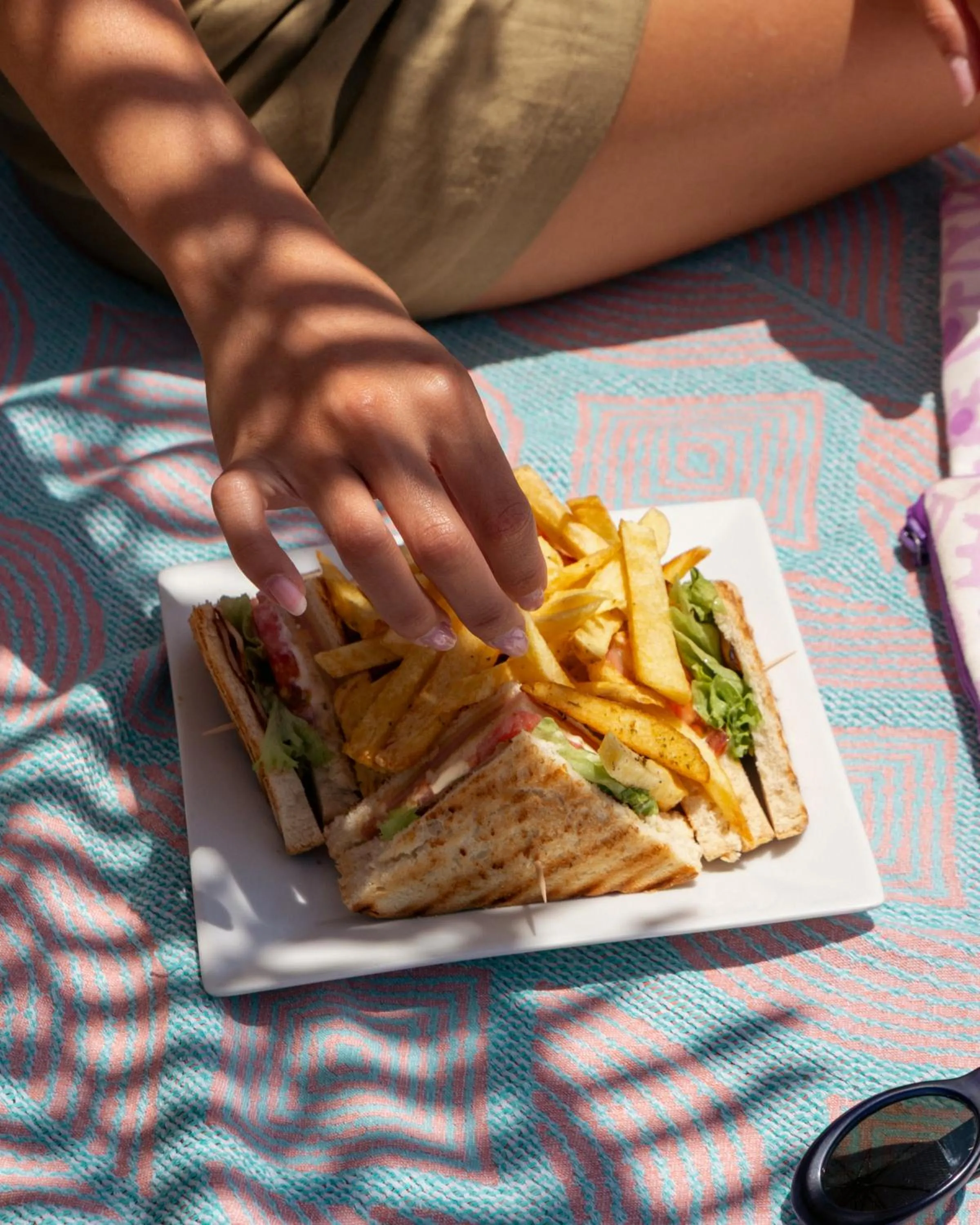 Food in Albatros Club Mykonos