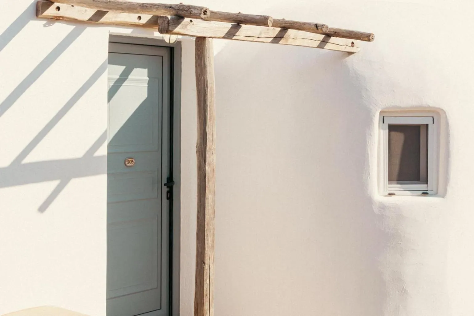 Facade/entrance in Albatros Club Mykonos