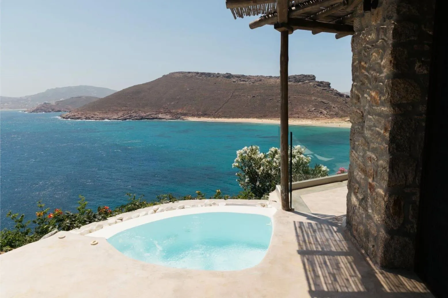 Balcony/Terrace in Albatros Club Mykonos