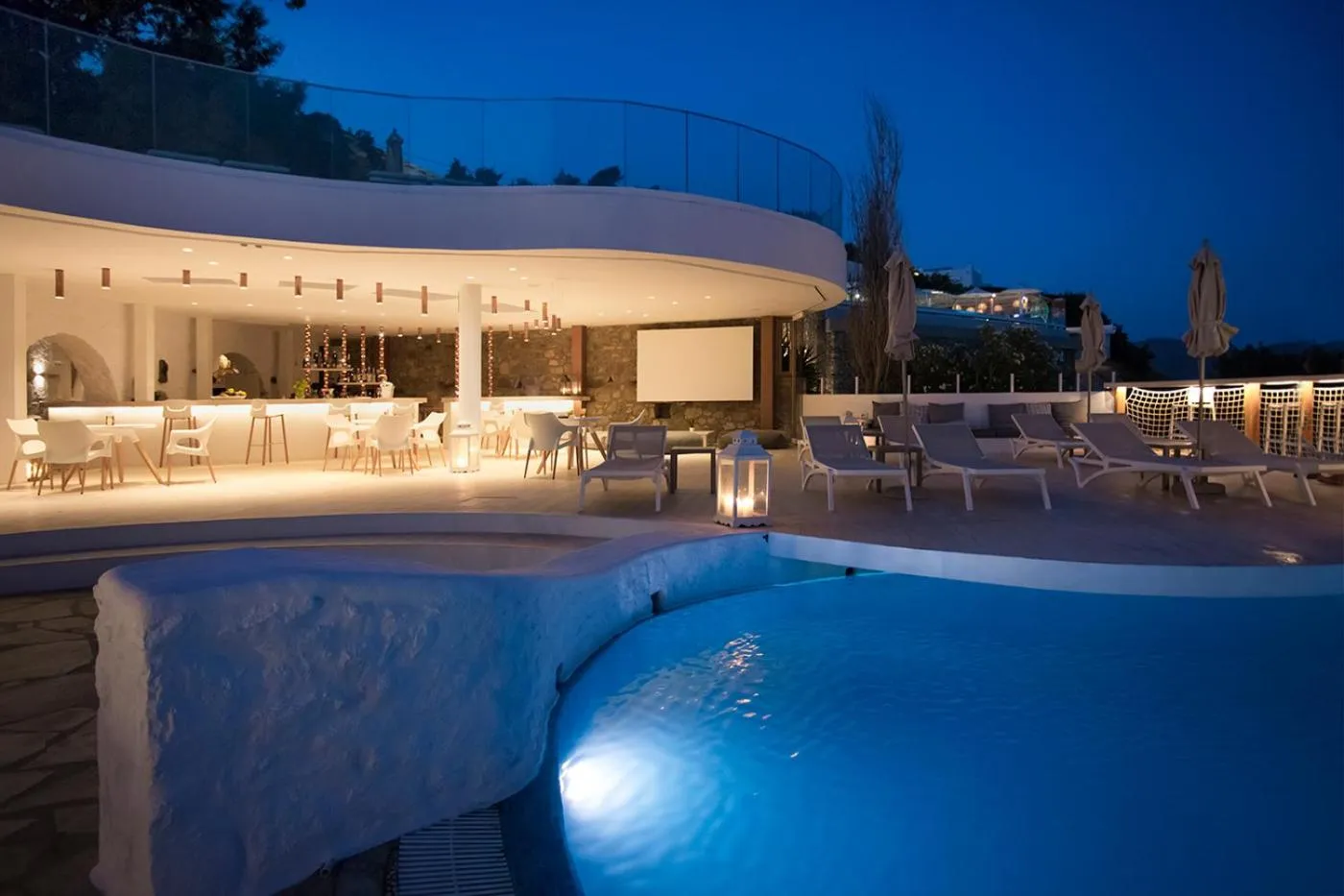 Swimming pool in Albatros Club Mykonos