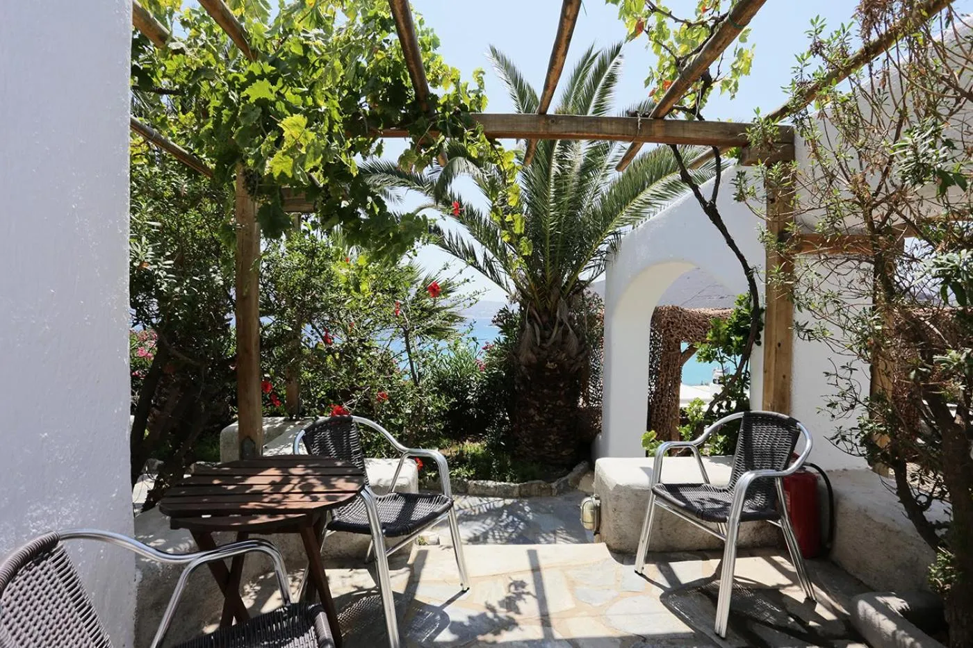 Balcony/Terrace in Albatros Club Mykonos