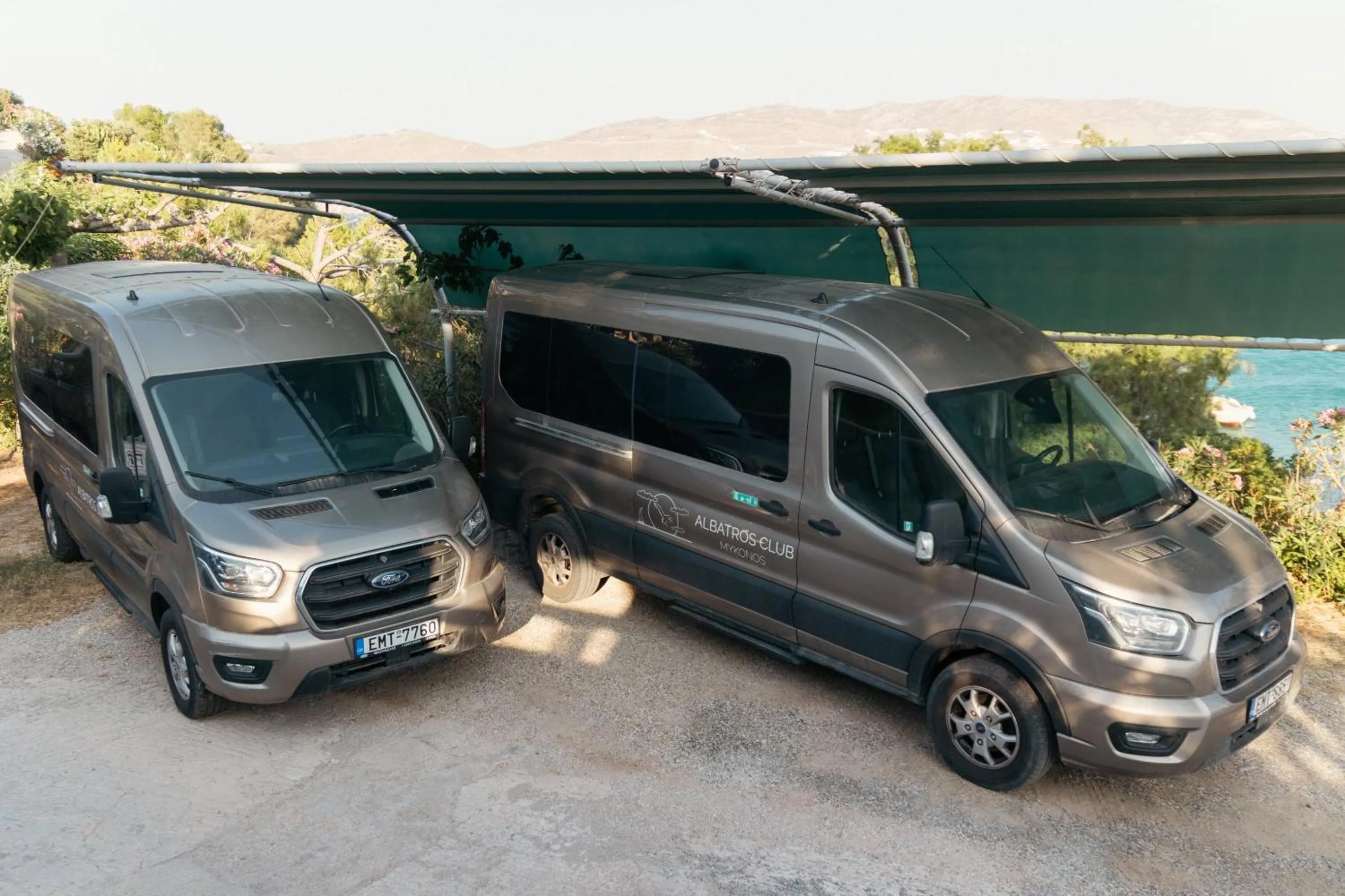 Parking in Albatros Club Mykonos