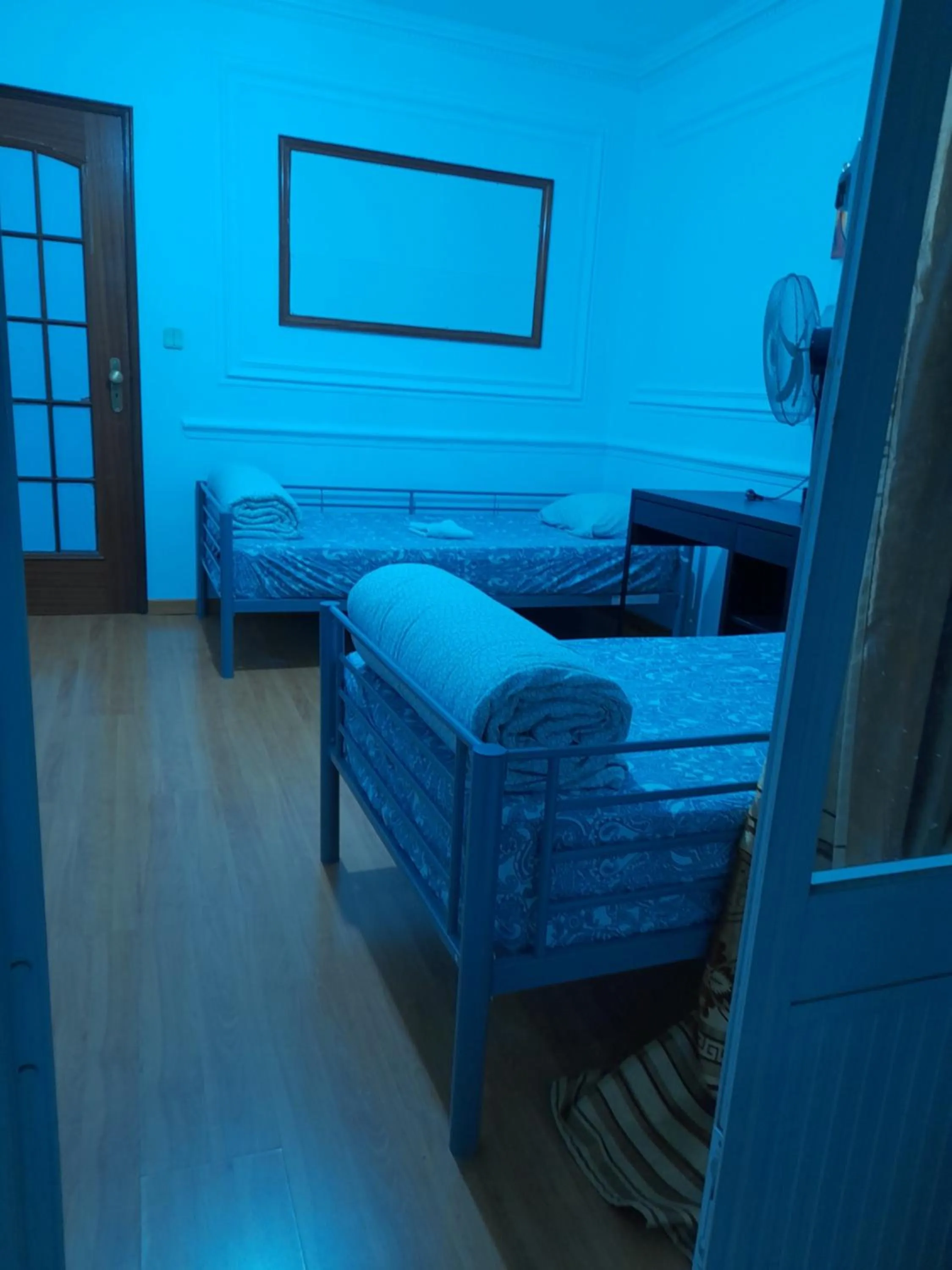 Bed in Garden Guest House