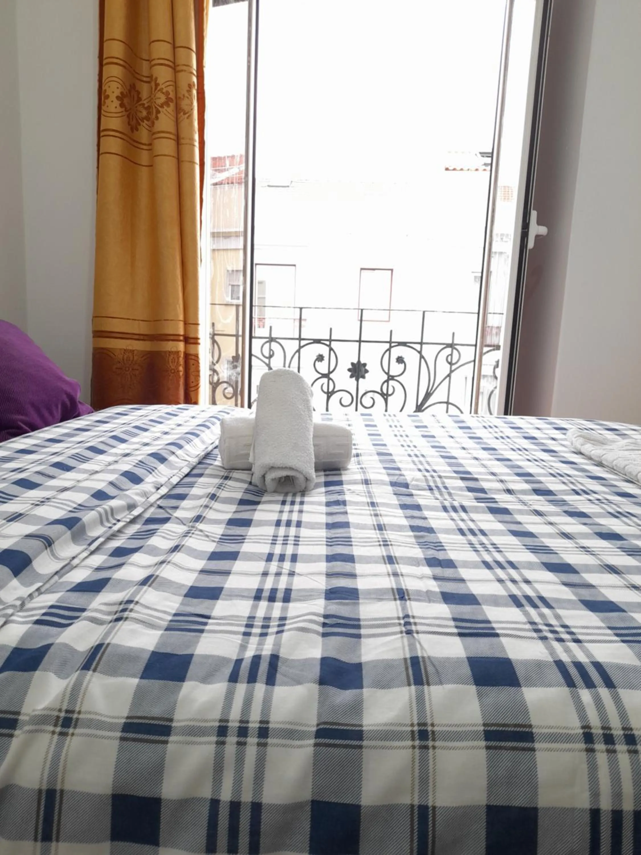 Bed in Garden Guest House