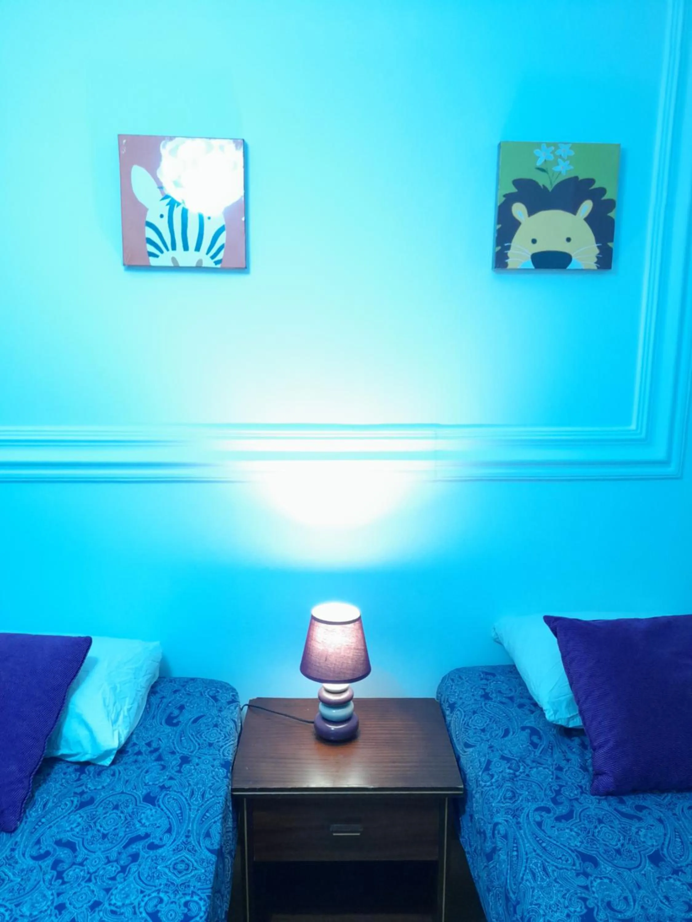 Bed in Garden Guest House