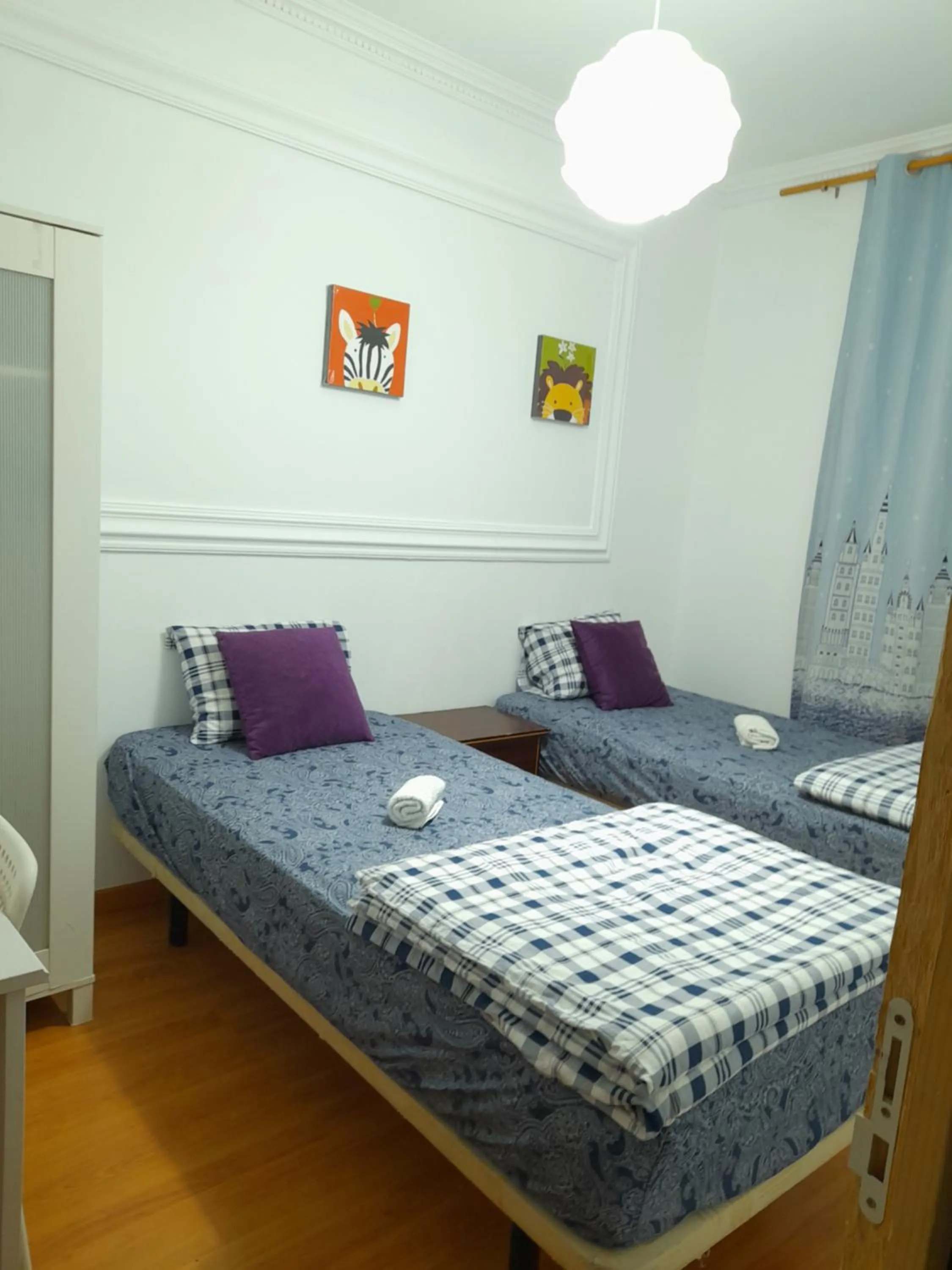 Bed in Garden Guest House